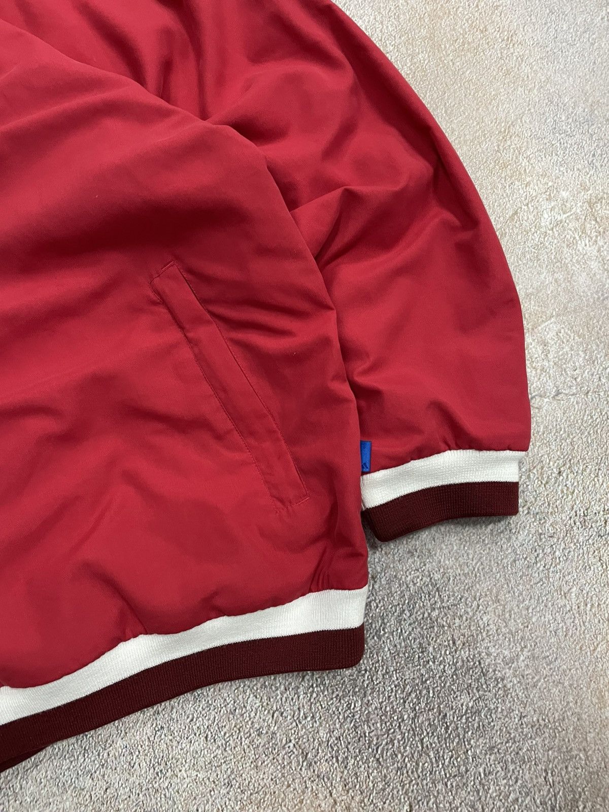 Adidas Vintage Adidas Nylon Drill Boxy Sweatshirt Size US XL / EU 56 / 4 - 5 Thumbnail