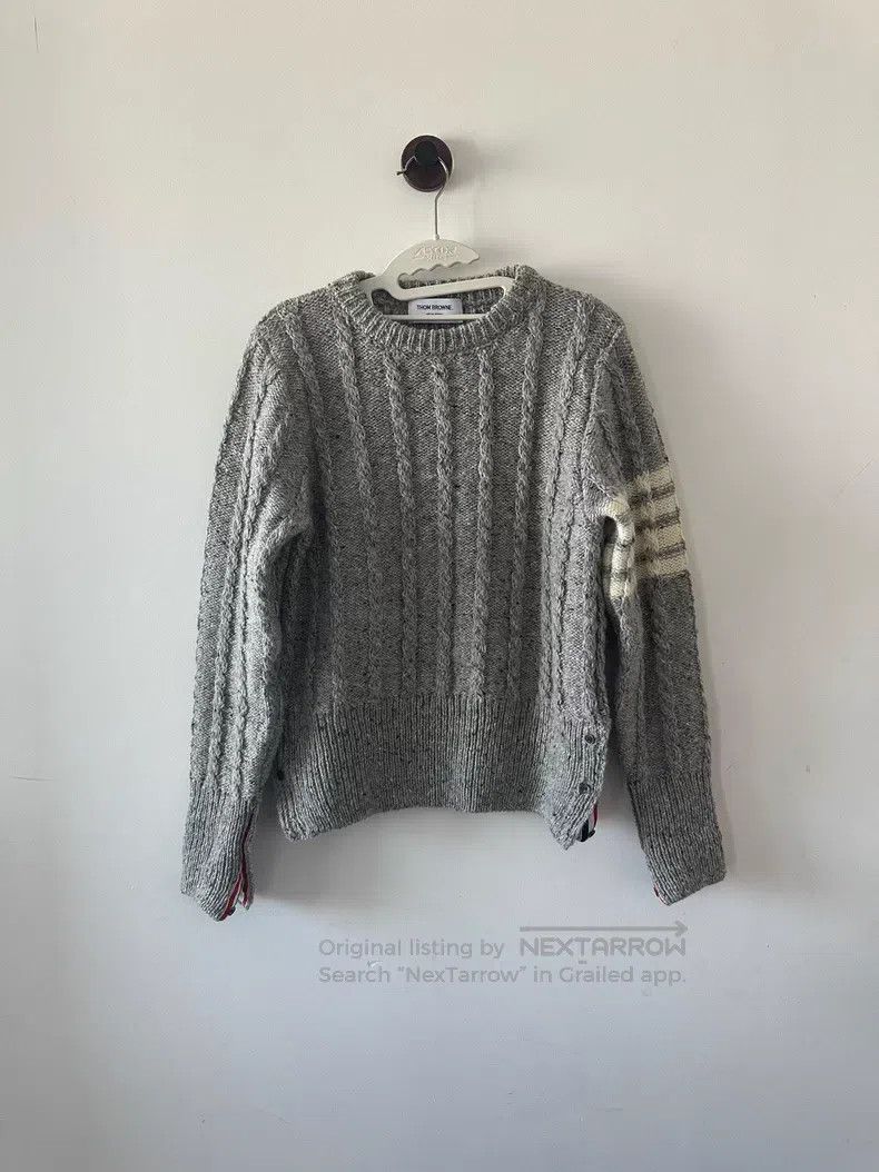 Thom Browne Thom Browne Grey Sweater Size US S / EU 44-46 / 1 - 1 Thumbnail