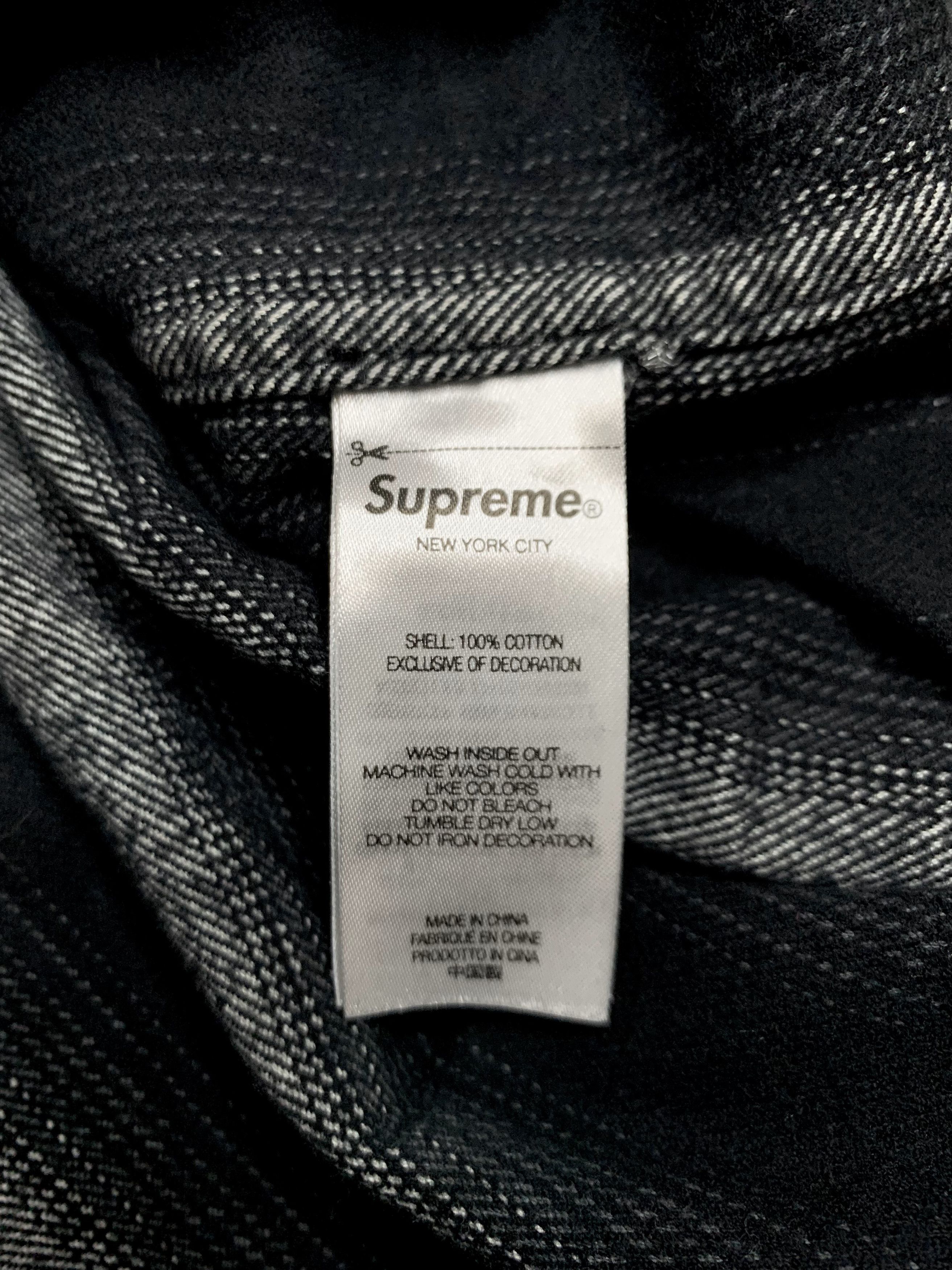Supreme Supreme FW23 Stripe Flannel Zip Up (L) Size US L / EU 52-54 / 3 - 3 Thumbnail