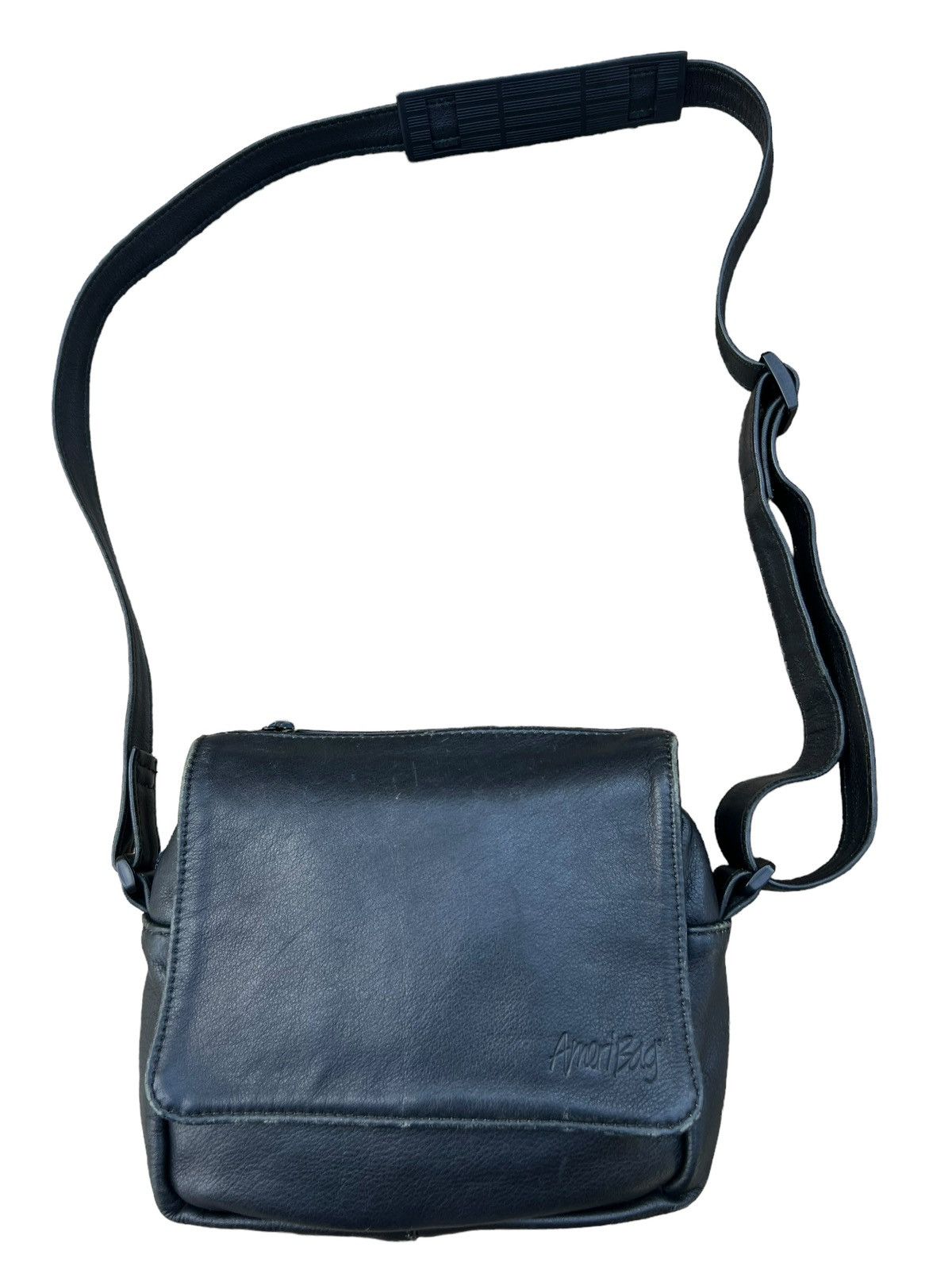 Leather Vintage AmeriBag Usa Patina Black Leather Bag Size ONE SIZE - 1 Thumbnail