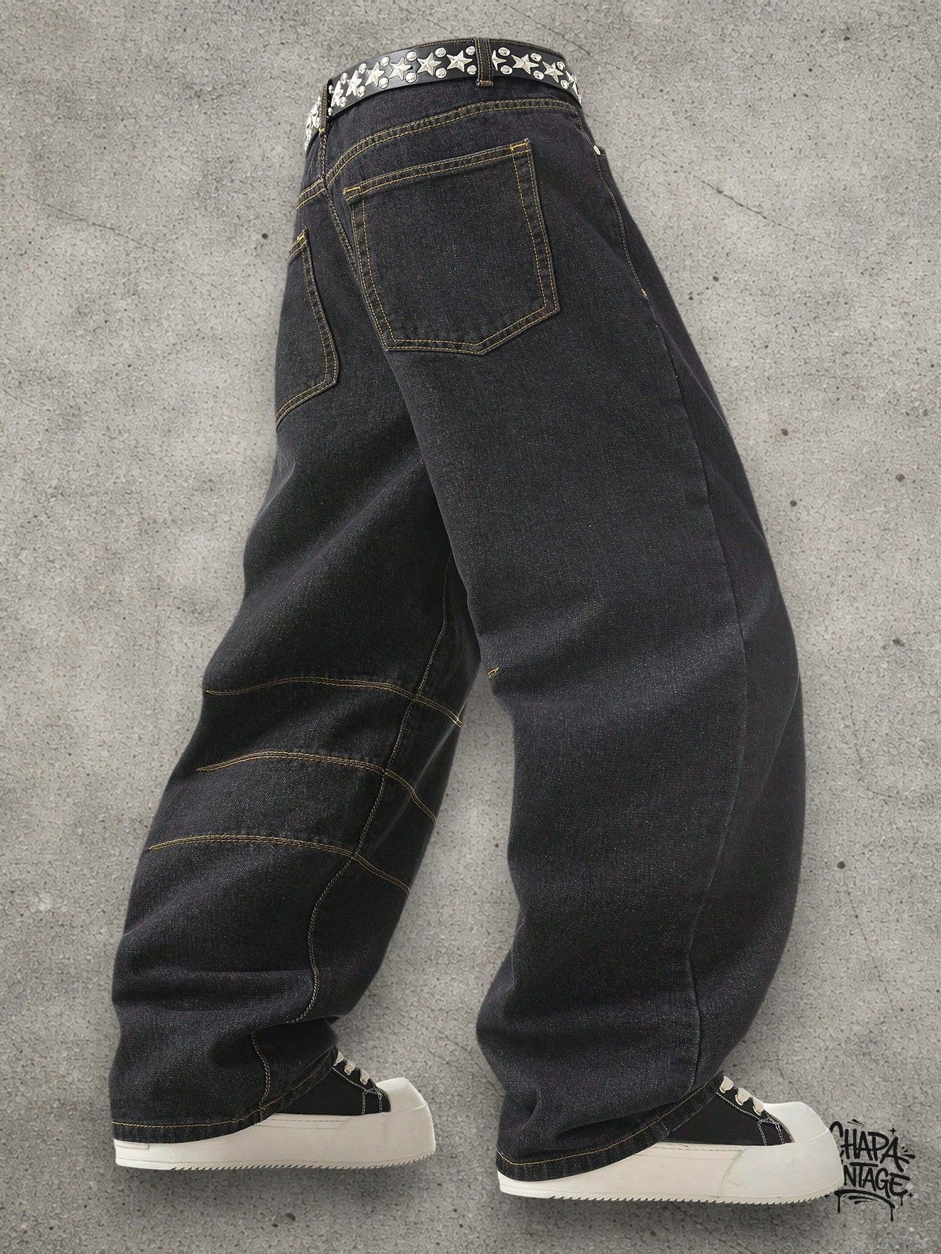 Japanese Brand Baggy denim jeans Size US 32 / EU 48 - 2 Thumbnail