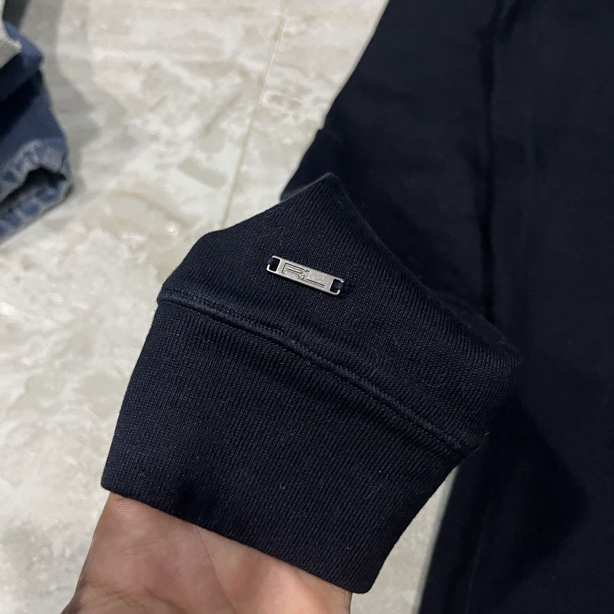 Designer × Ralph Lauren (Made In Italy) Ralph Lauren Black Half Zipper Size US S / EU 44-46 / 1 - 3 Thumbnail