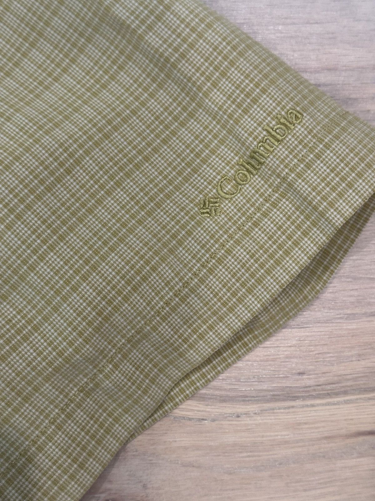 Columbia Vintage Y2K Columbia XCO Short Sleeve Button Up Green Large Size US L / EU 52-54 / 3 - 6 Thumbnail
