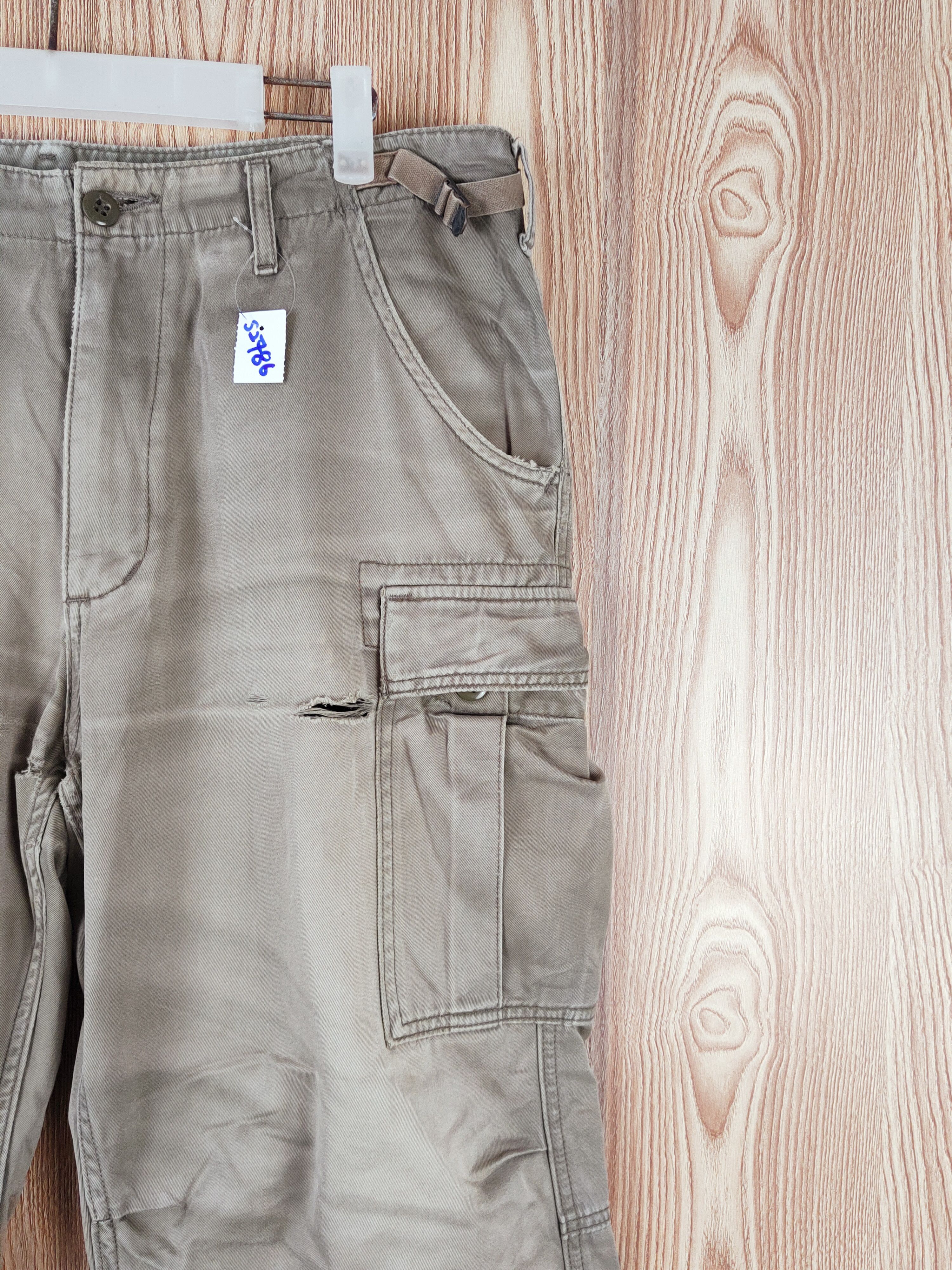 Alpha Industries DL Alpha Industries Beige Multipocket Cargo Pants #S2786 Size US 32 / EU 48 - 7 Thumbnail