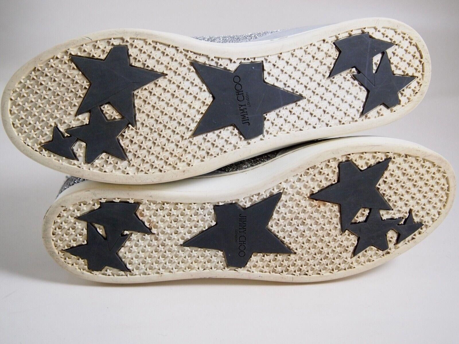 Jimmy Choo Jimmy Choo Sneakers Silver Leather Mesh US 10.5 EU 40.5 Size US 10.5 / IT 40.5 - 7 Thumbnail