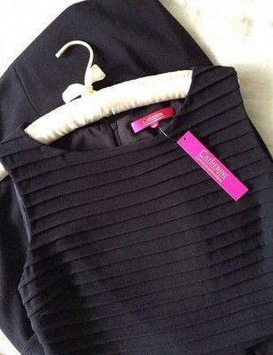 Other BNWT Catherine Malandrino Peplum Black Dress. RRP A$1,200 Size L / US 10 / IT 46 - 3 Thumbnail