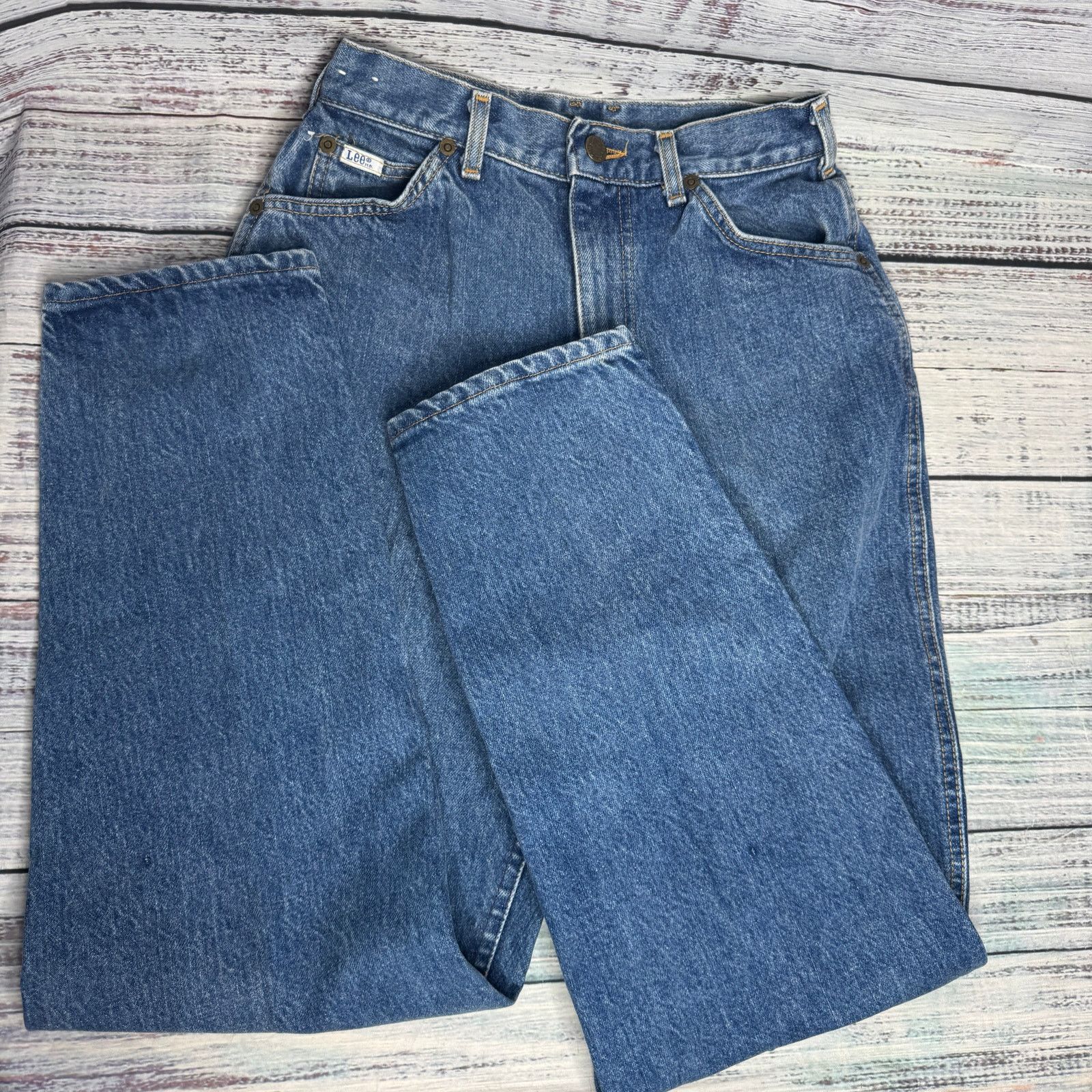 Lee Lee Vintage Tapered Leg Jeans Western High Rise 26 Size 26" / US 2 / IT 38 - 1 Thumbnail