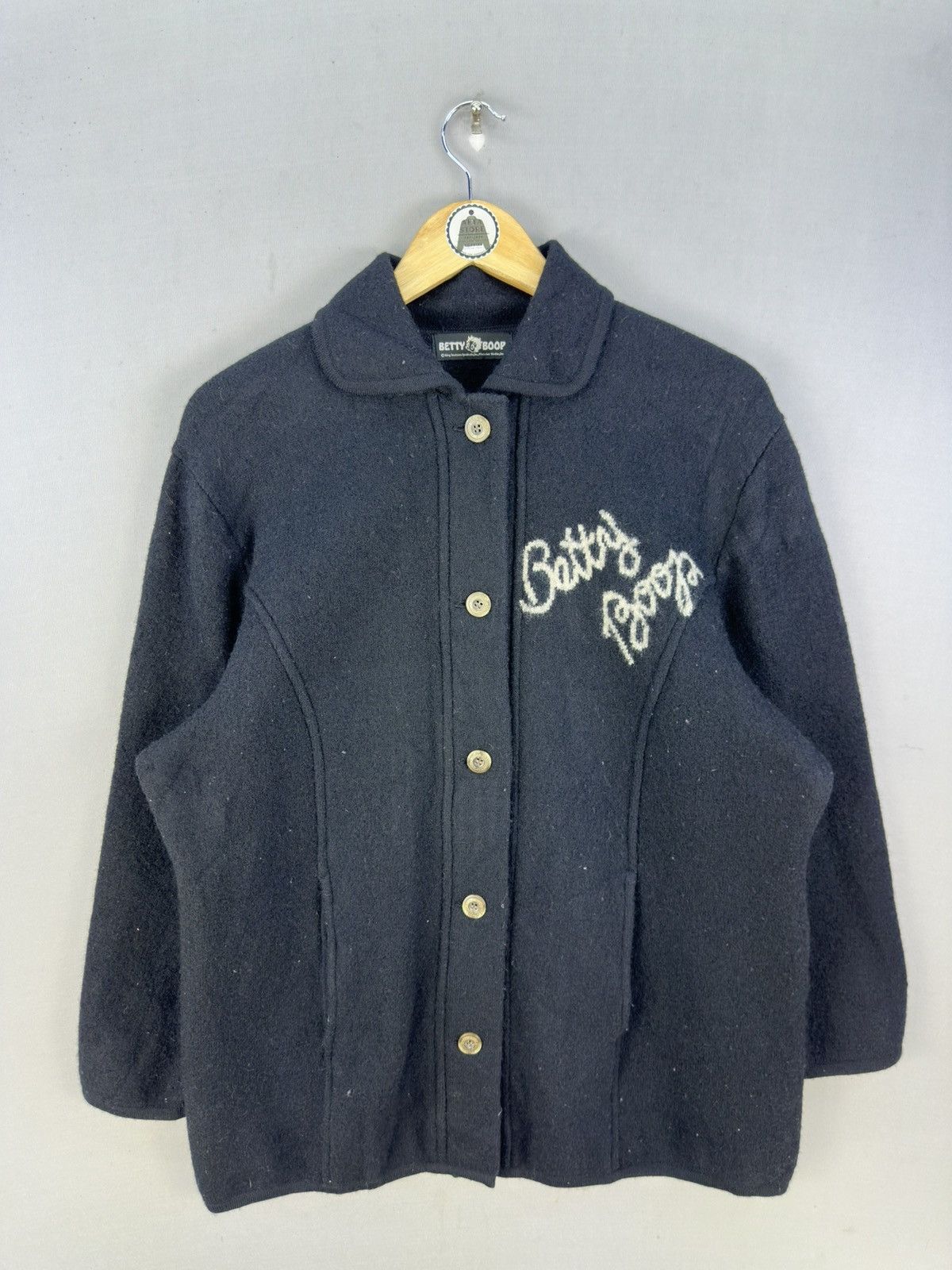 Cartoon Network Vintage Y2K Betty Boop Wool Winter Jacket Size US L / EU 52-54 / 3 - 2 Thumbnail