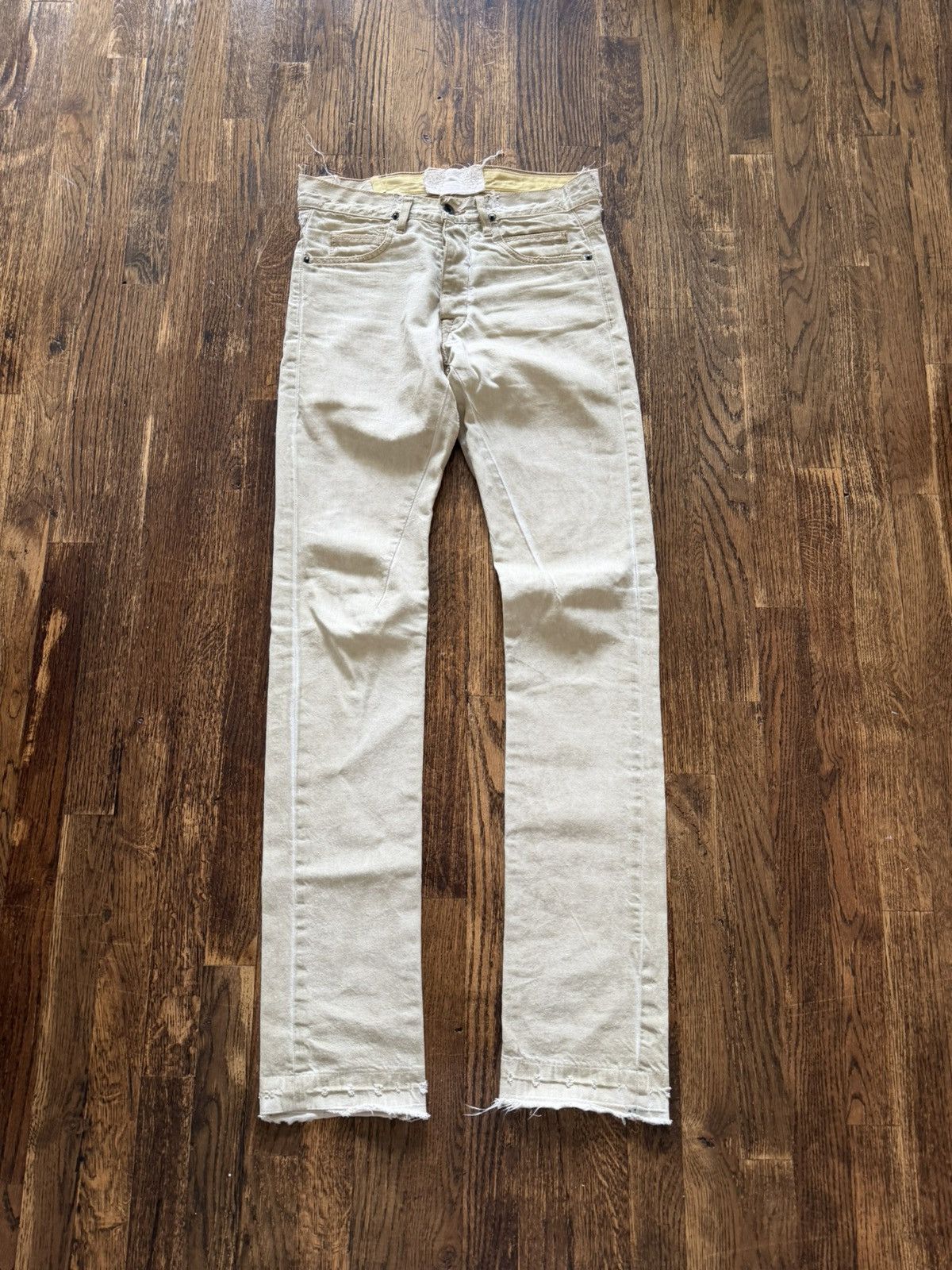 Rick Owens SS09 Strutter Dirty White Detroits Size US 30 / EU 46 - 1 Thumbnail