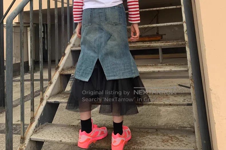 Comme des Garcons Comme Des Garcons size XS Denim skirt Size 22" - 6 Thumbnail