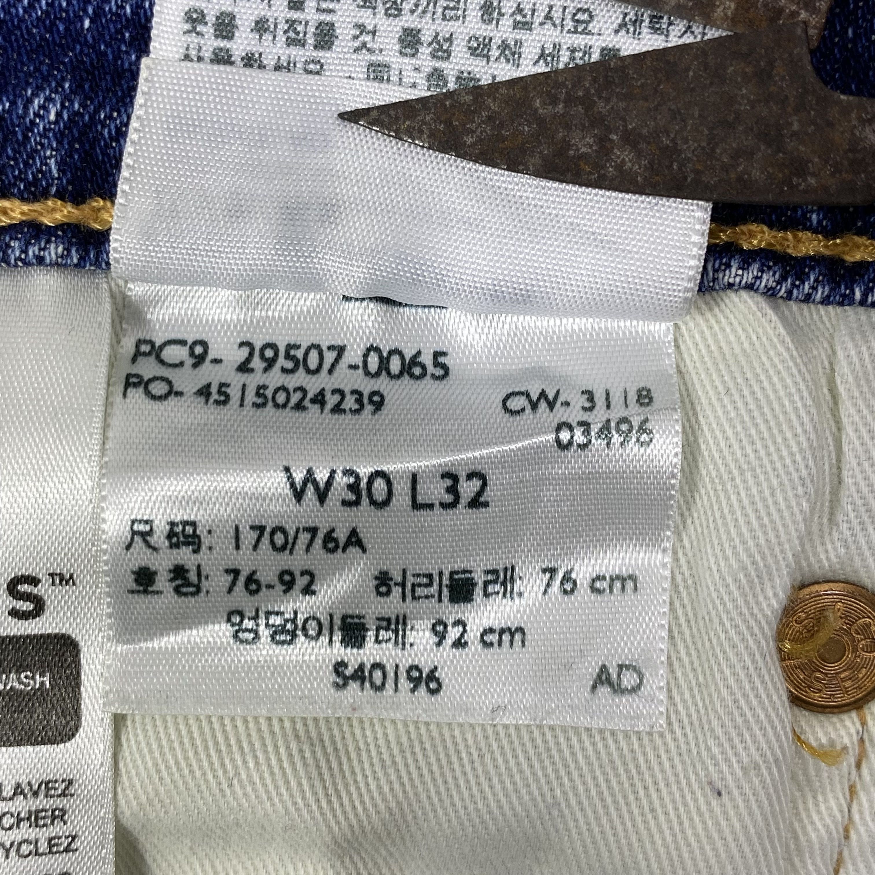 Jean × Levi's × Vintage Vintage Levi's Lot 502 Blue Wash Distressed Jeans-J1158 Size US 32 / EU 48 - 12 Thumbnail