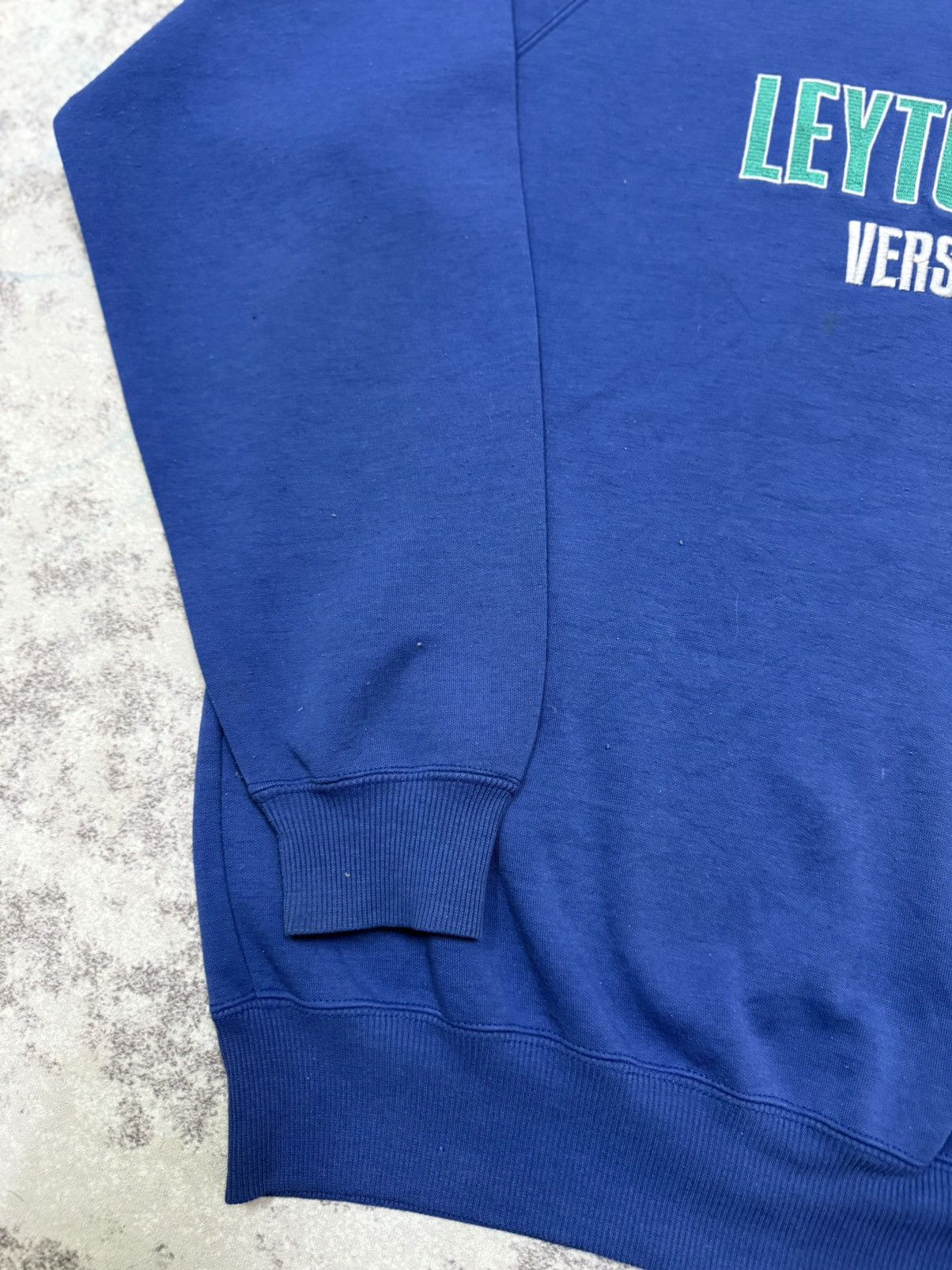 Vintage Vintage 90s Leyton House Versus Sports Biglog Sweatshirt Size US XL / EU 56 / 4 - 5 Thumbnail