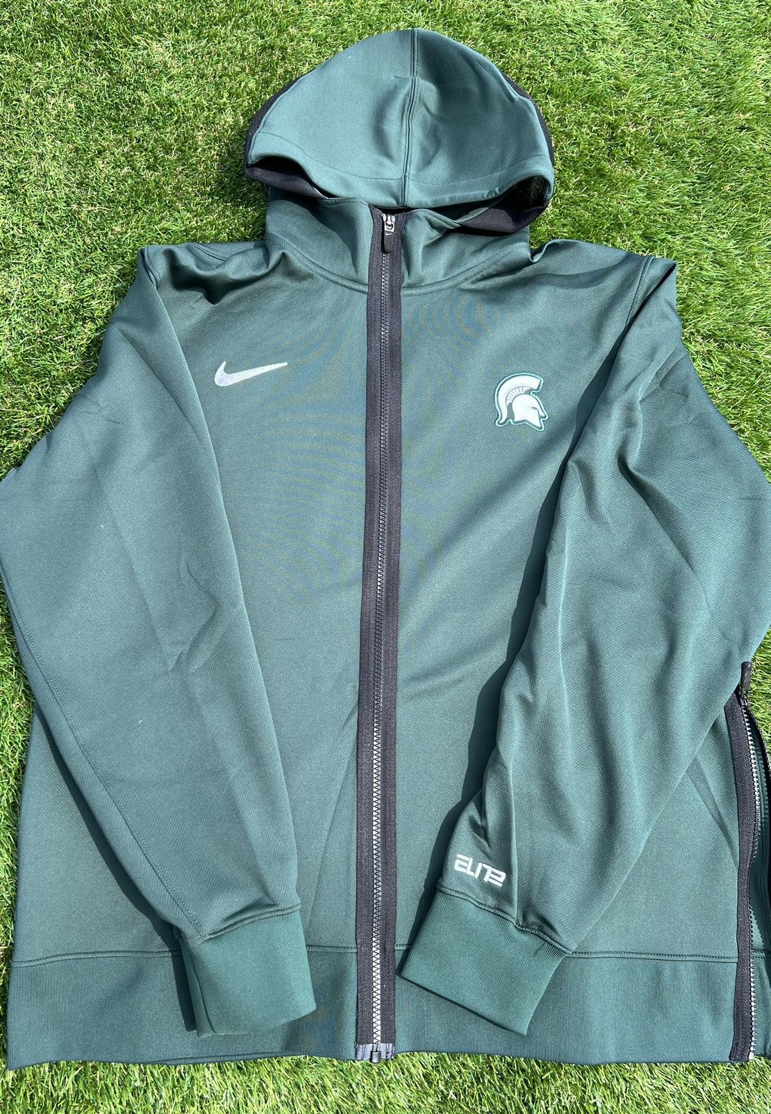 Ncaa Nike NWOT 22 Nike Elite X Michigan State Spartans Dri Fit Zip Up Grailed