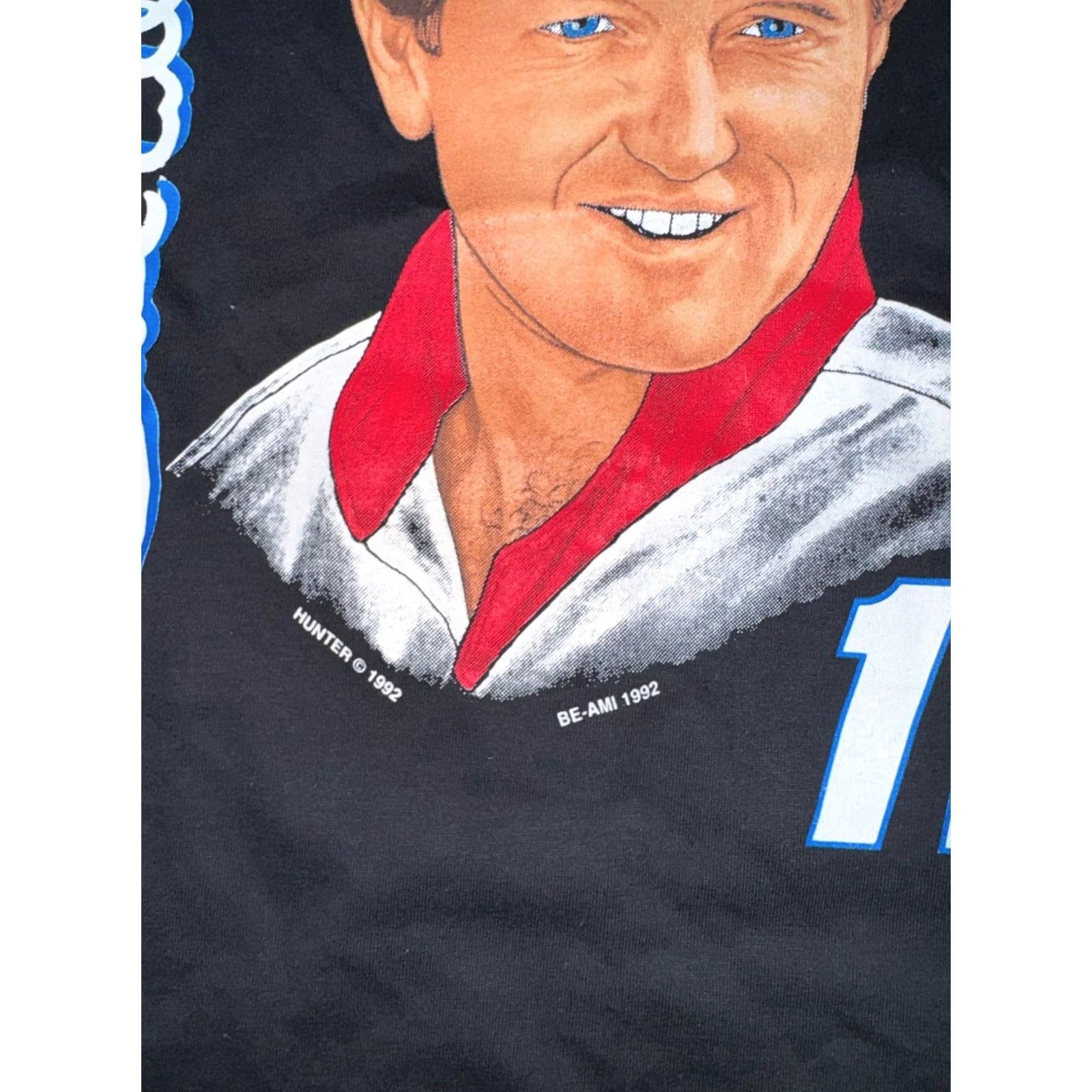 Vintage VINTAGE Bill Elliott T Shirt NASCAR Racing Size Large Black 90s Mens Softee Cotton Size US L / EU 52-54 / 3 - 3 Thumbnail
