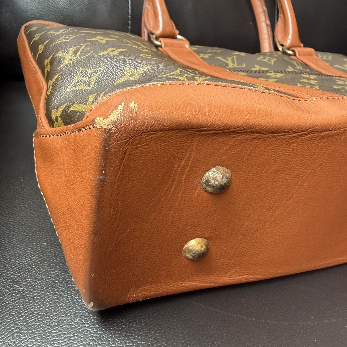 Louis Vuitton Louis Vuitton - Archive Monogram Sac Weekend PM Tote Bag Size ONE SIZE - 14 Thumbnail