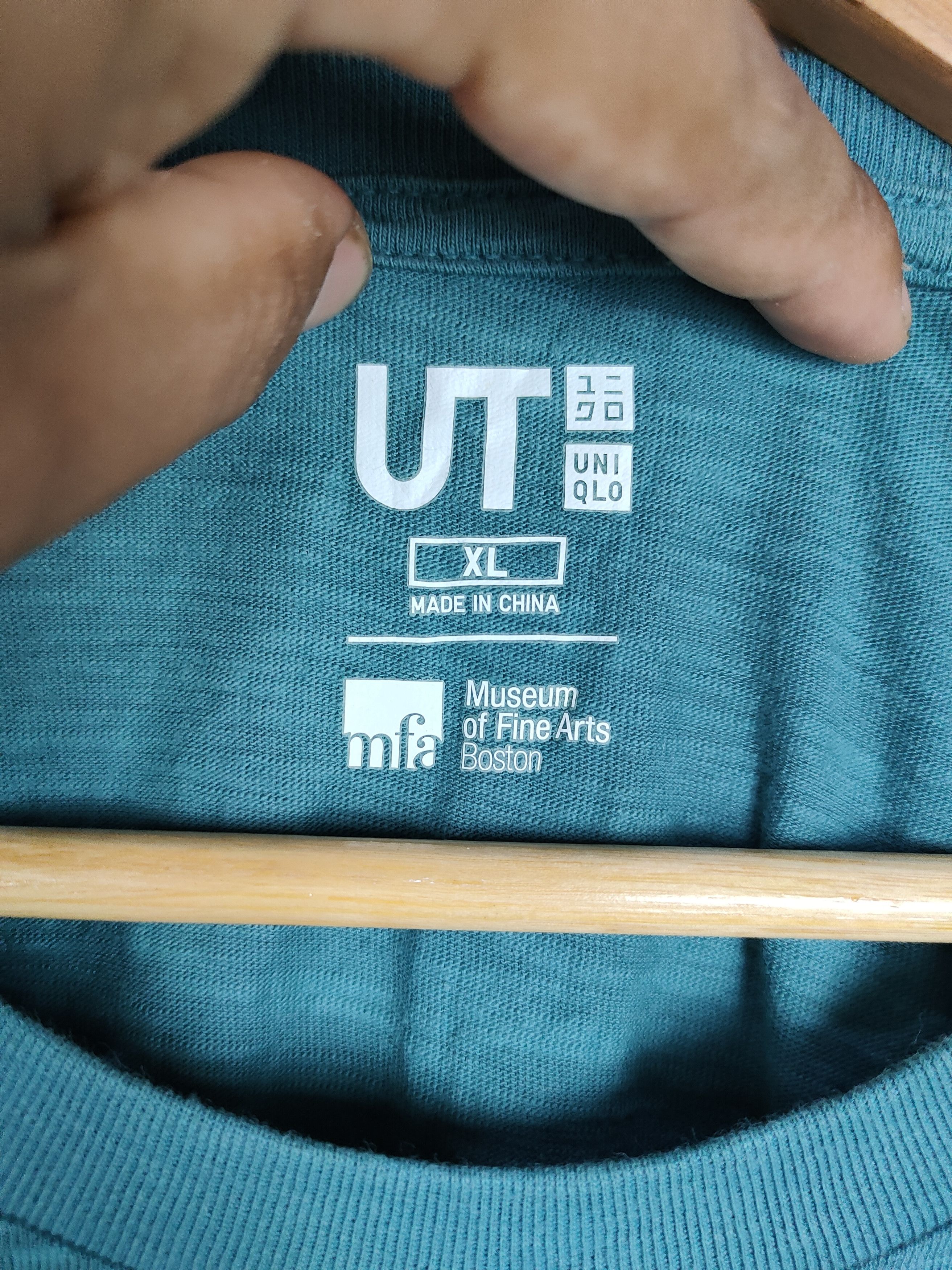 Japanese Brand Hokusai Blue Museum of Fine Art Boston Shirt Size US XL / EU 56 / 4 - 3 Thumbnail