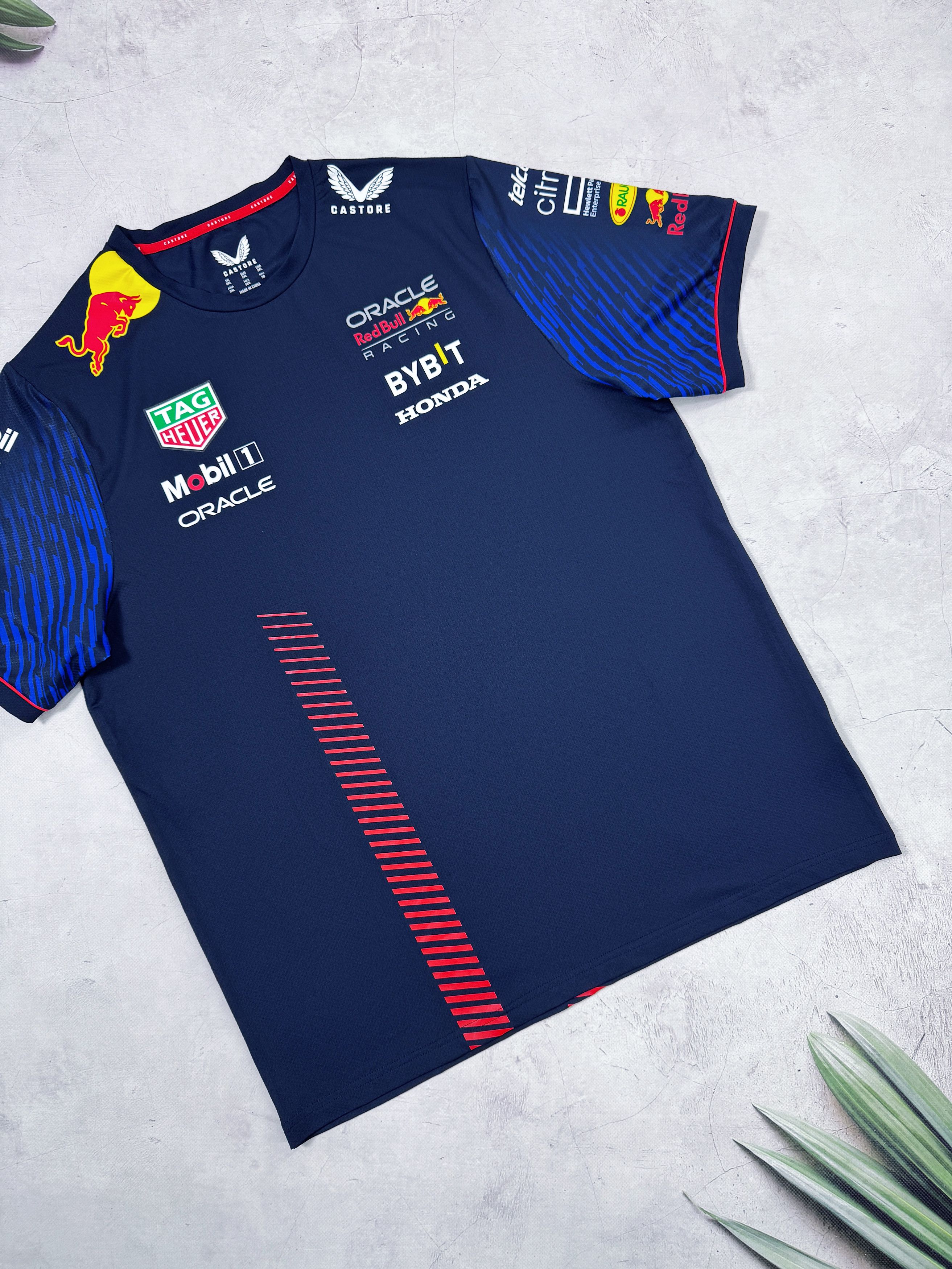 Castore 2023 Oracle Red Bull Racing Formula1 Team T-Shirt by Castore Size US XL / EU 56 / 4 - 4 Thumbnail