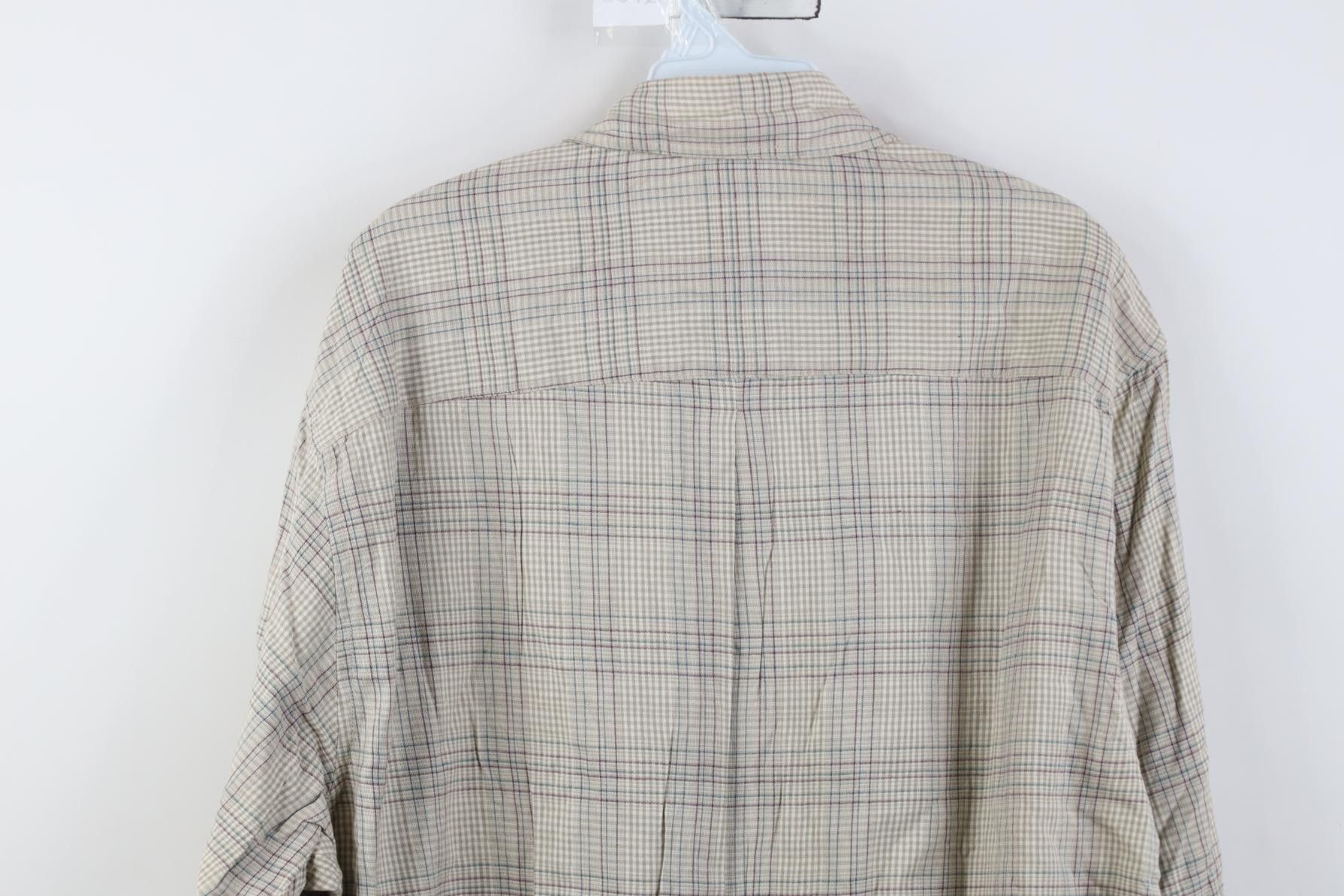 Vintage Deadstock Vintage 90s Streetwear Gabardine Button Shirt Size US L / EU 52-54 / 3 - 12 Thumbnail