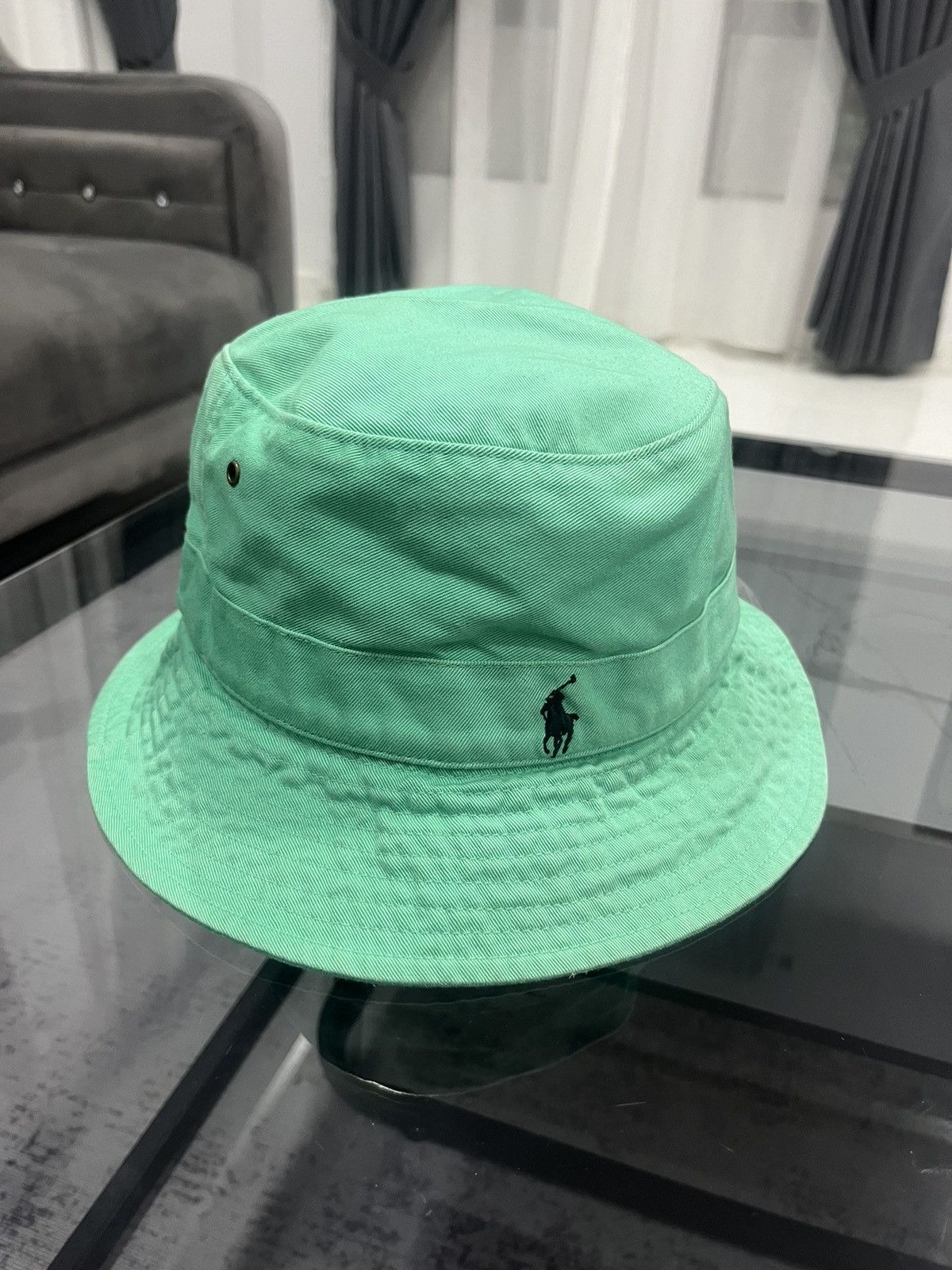 Polo Ralph Lauren × Vintage RARE VINTAGE POLO SMALL PONY BUCKET HAT Size ONE SIZE - 1 Thumbnail