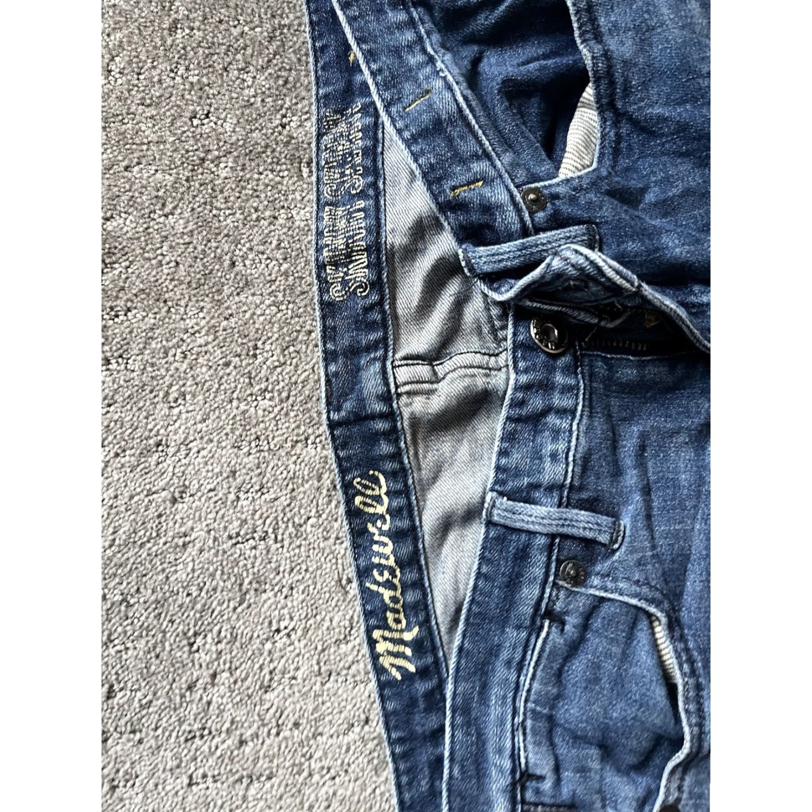 Madewell Madewell Jeans Women's 29x32 Blue Skinny Legging Stretch Dark Wash Vintage: No Size 29" - 5 Thumbnail