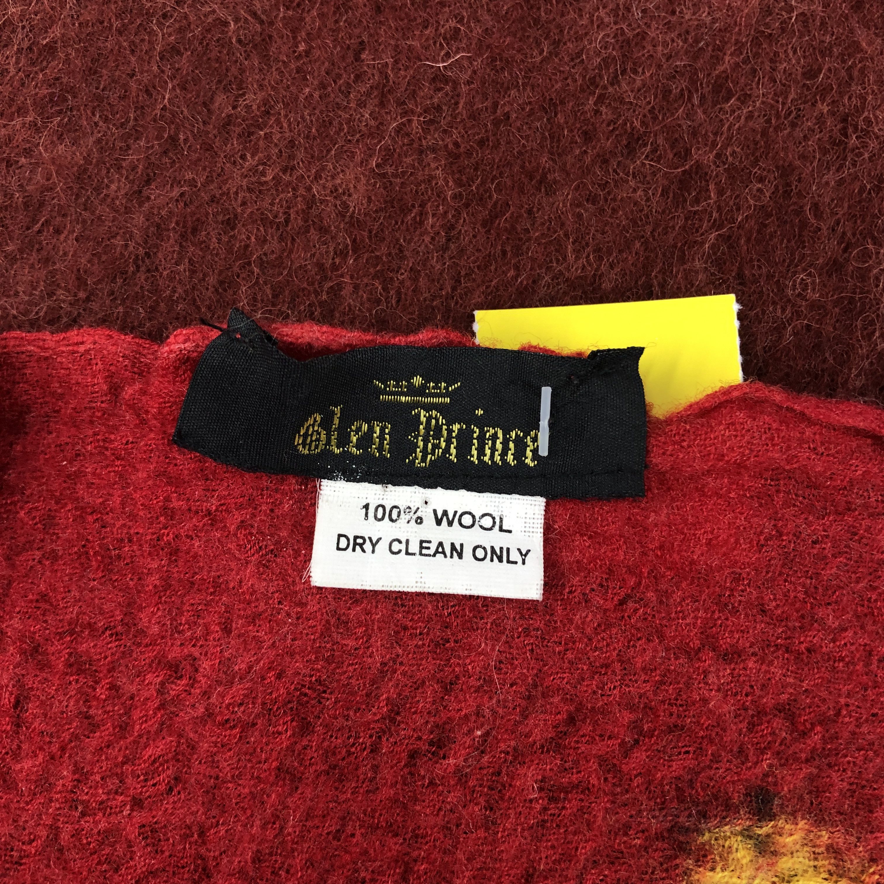 Designer × Vintage Vintage Glen Prince Scarf British Flag Motif Wool Scarves. Size ONE SIZE - 4 Thumbnail