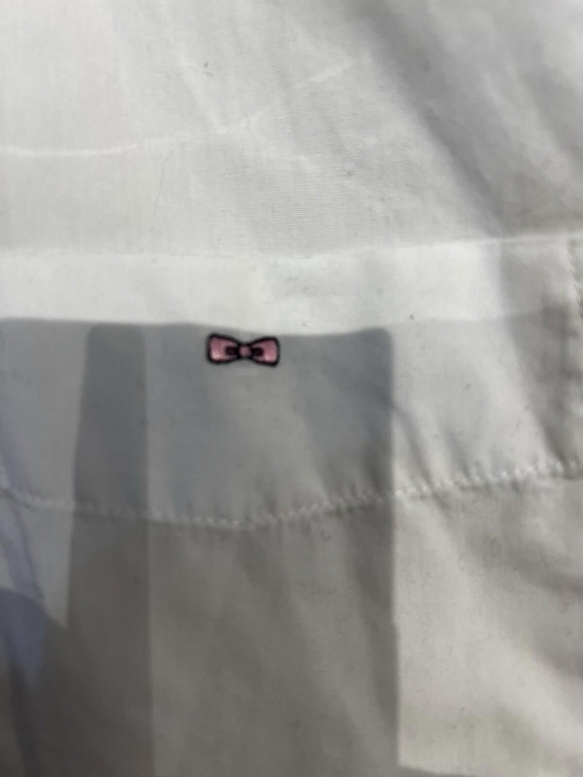 Eden Park Eden Park White Button Down Shirt With Floral Elbow Patch Size US S / EU 44-46 / 1 - 2 Thumbnail