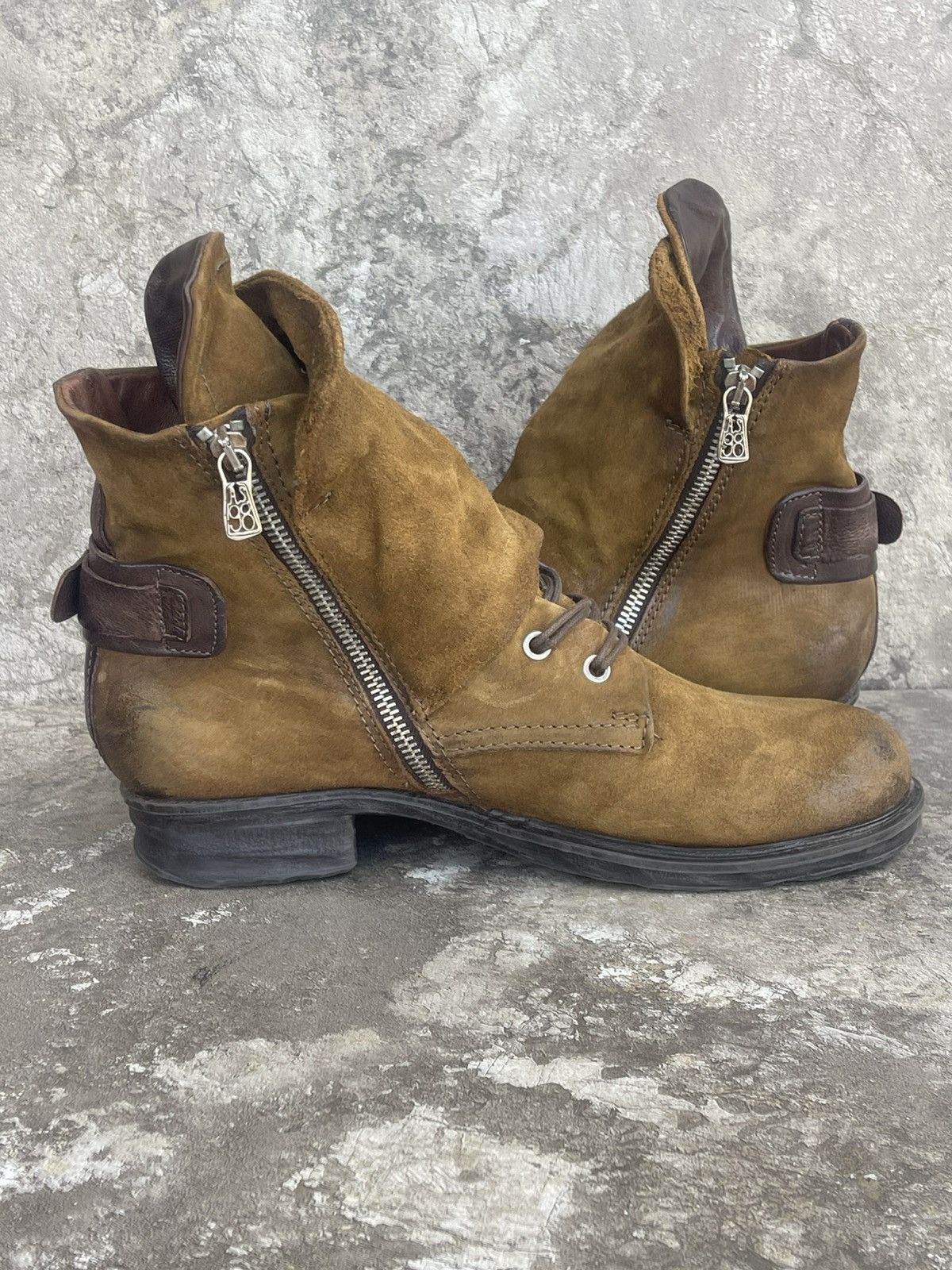 A.S.98 As 98 Guidi style Leather High Boots Size US 7 / EU 40 - 3 Thumbnail