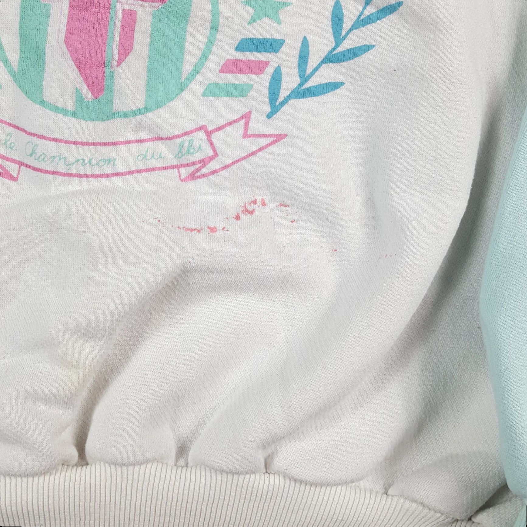 Jerzees VINTAGE Jerzees Sweatshirt Womens M Blue 80s 90s Winter Sport D'hiver Crewneck Pullover Size M / US 6-8 / IT 42-44 - 3 Thumbnail