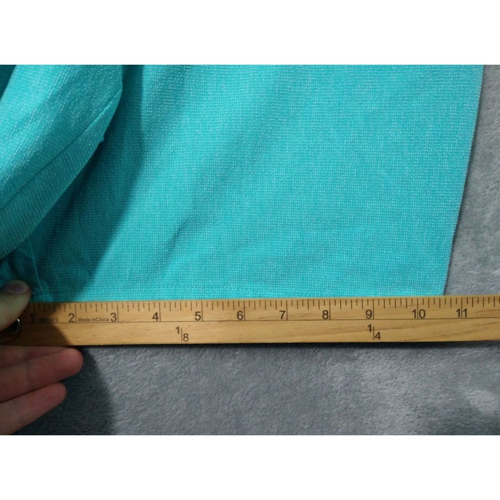 Adidas Adidas Shorts Mens 34 Turquoise Crosshatch Mid Rise Flat Front Golf Stretch Size US 34 / EU 50 - 6 Thumbnail