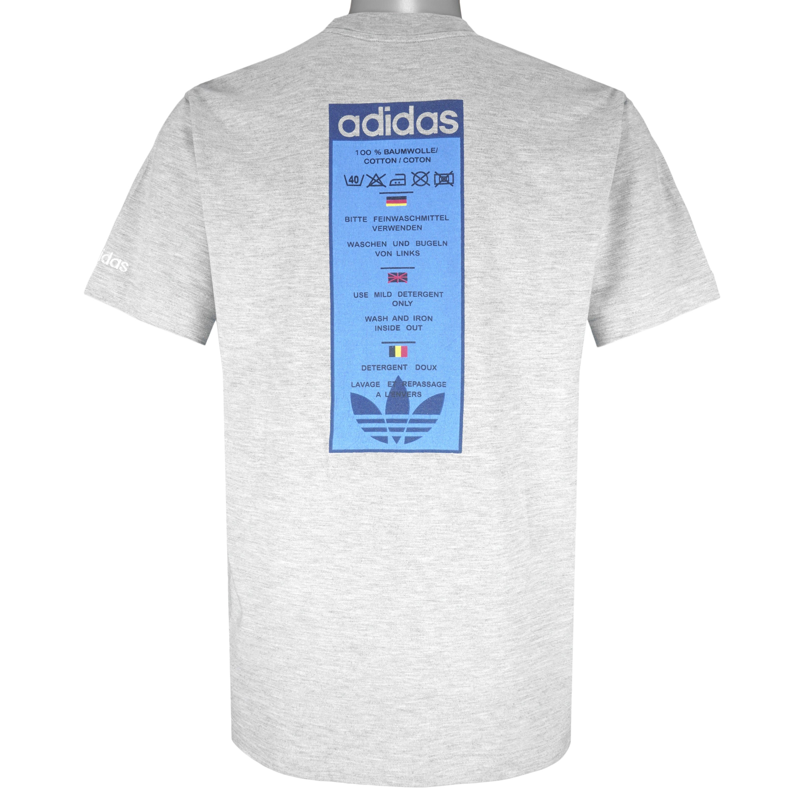 Adidas No Sweat No Victory Barcode T-Shirt 1990s Size US M / EU 48-50 / 2 - 2 Thumbnail