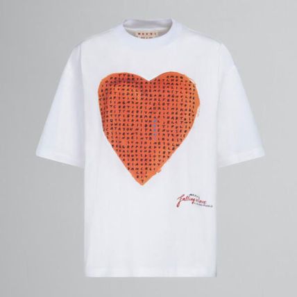 image of Marni O1W1Db10524 Short Sleeve T-Shirt In White, Women's (Size 2XL)