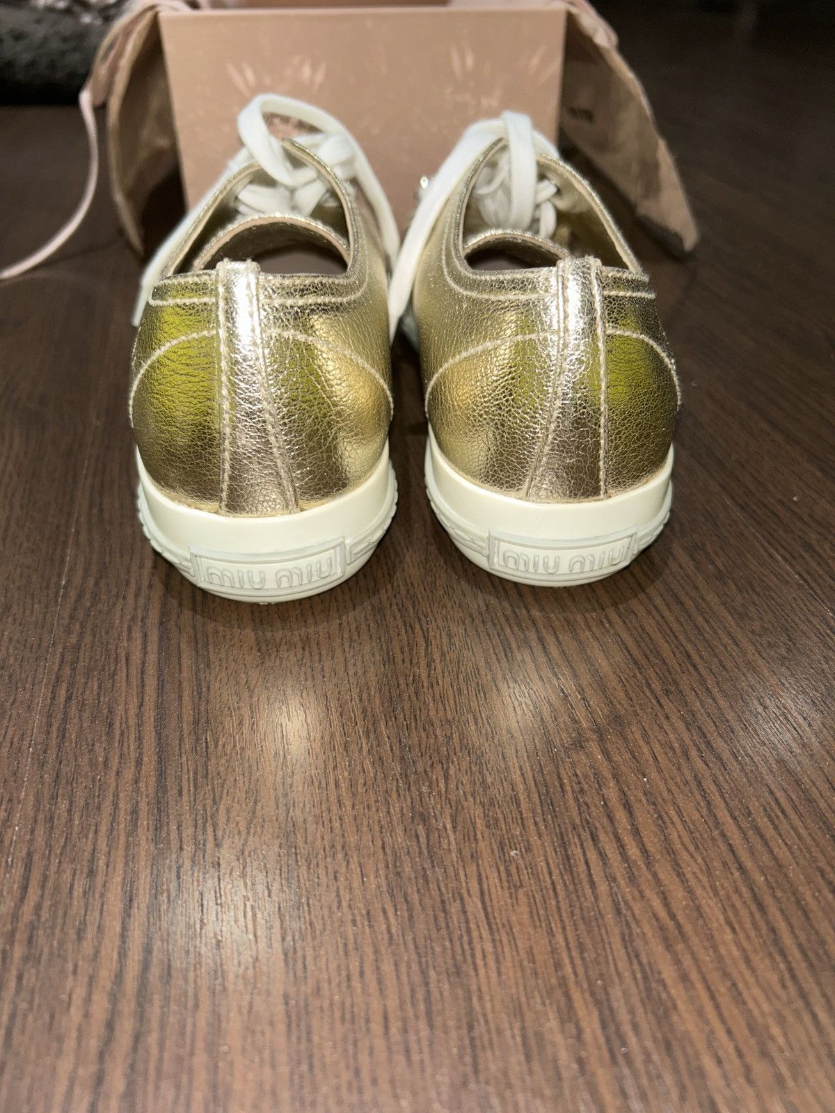 Miu Miu Miu Miu leather sneakers Size US 6.5 / IT 36.5 - 6 Thumbnail