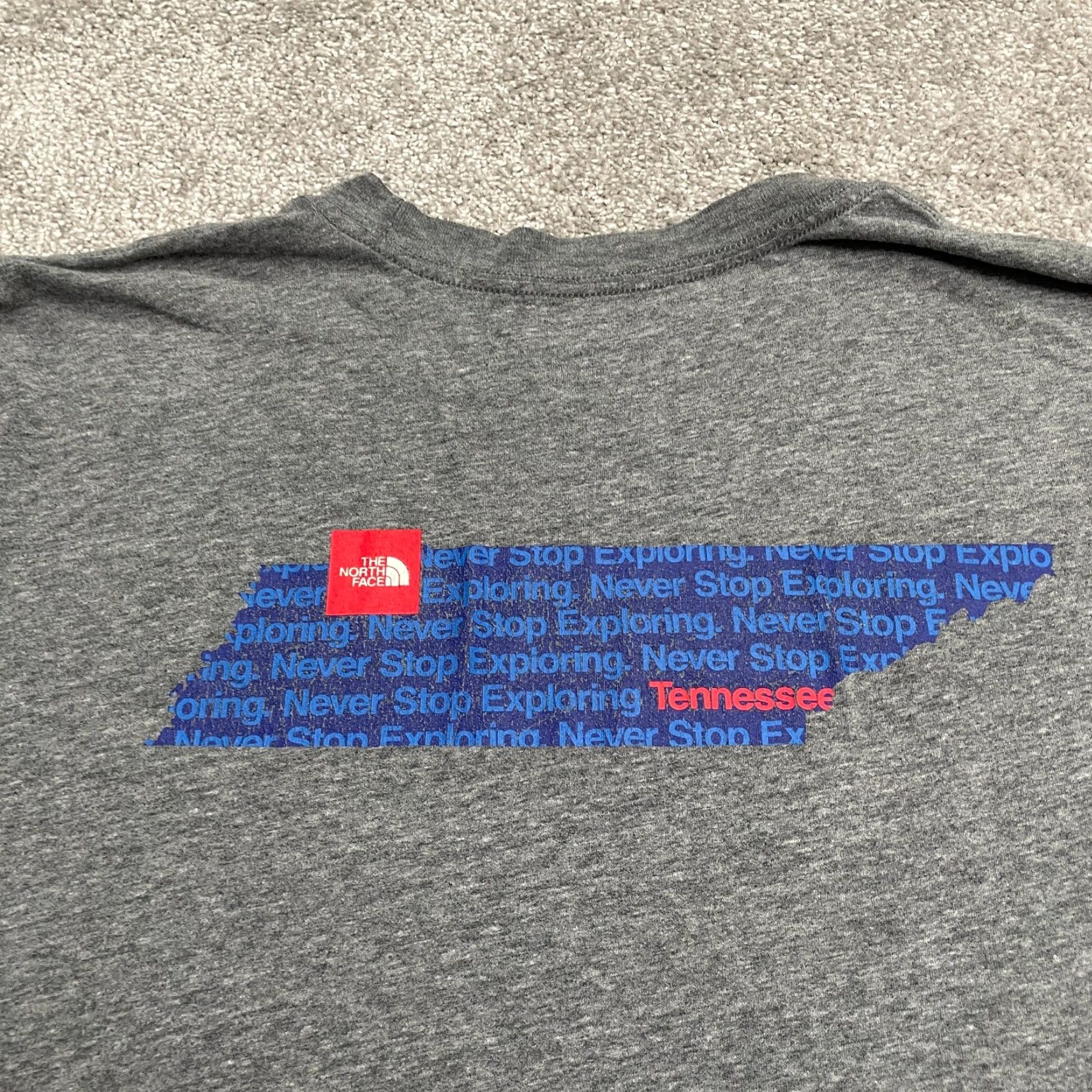 The North Face The North Face T-Shirt Crew Neck Men M Gray Short Sleeve Casual Tee Size US M / EU 48-50 / 2 - 4 Thumbnail