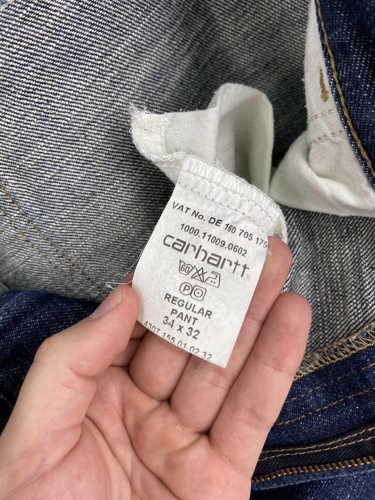 Carhartt 🇺🇸 Vintage 90s Carhartt Work Jeans Rare Retro Hype Y2K Size US 34 / EU 50 - 8 Thumbnail