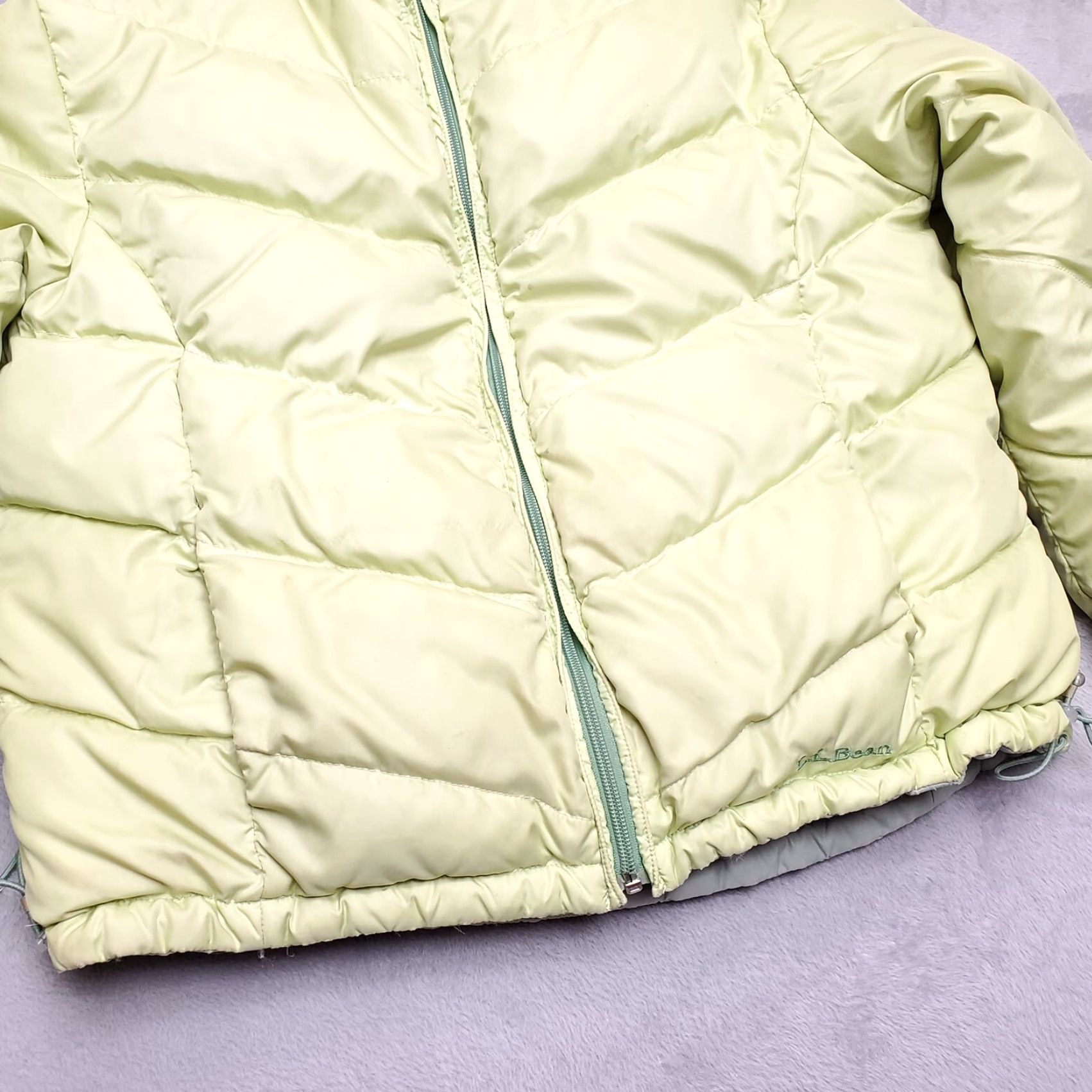 Vintage LL BEAN Down Jacket Womens Large Green Puffer Reversible Outdoors Ski Snowboard Jacket Womens L Green Puffer Reversible Down Jacket LL BEAN Size L / US 10 / IT 46 - 5 Thumbnail