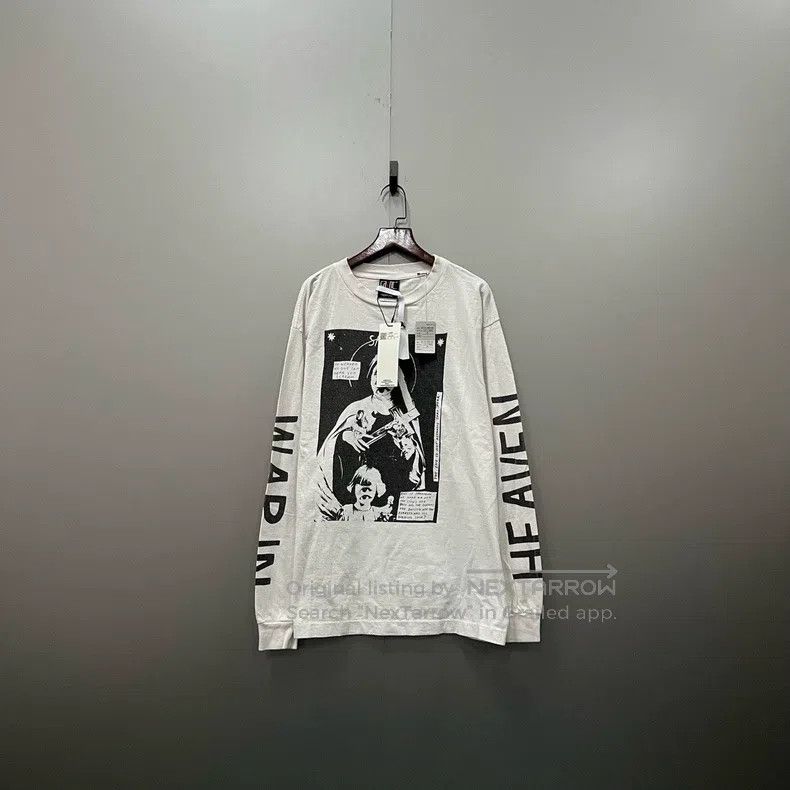 Saint Michael Saint Michael Newspaper print long-sleeve sleeves Size US L / EU 52-54 / 3 - 1 Thumbnail