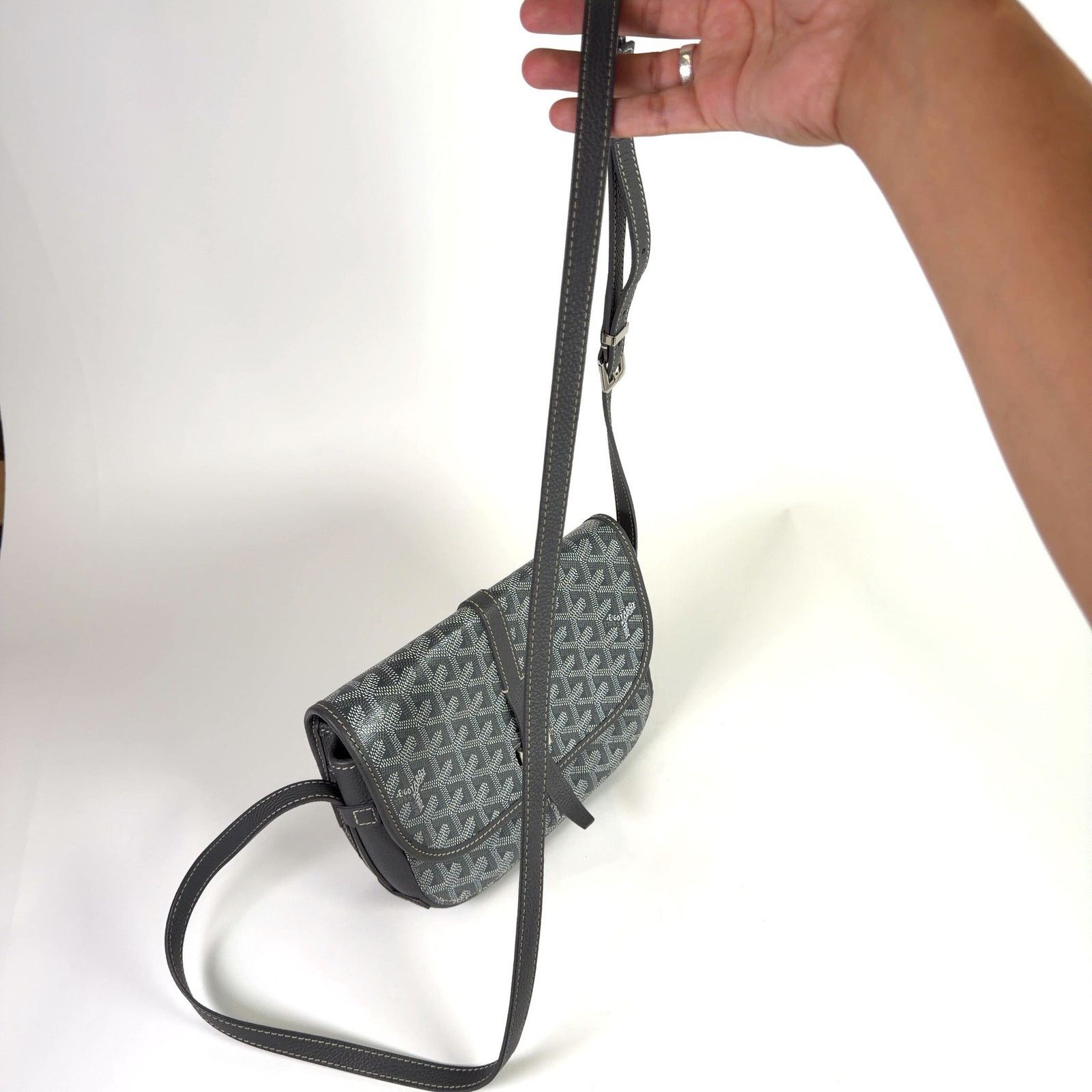 Goyard Goyard Grey Belvedere II PM Messenger Bag Size ONE SIZE - 15 Thumbnail