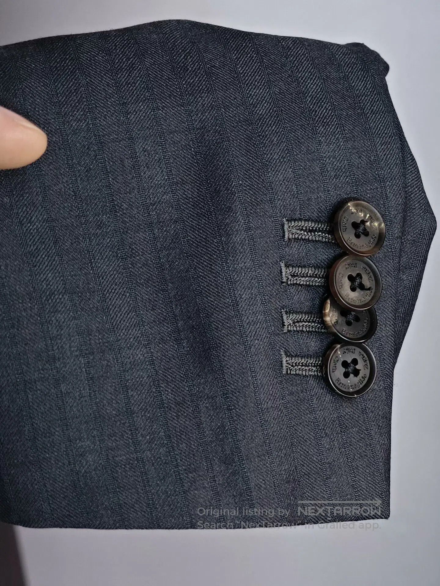 Ermenegildo Zegna Italian Zegna Wool Blend Custom Suit. Size US S / EU 44-46 / 1 - 4 Thumbnail