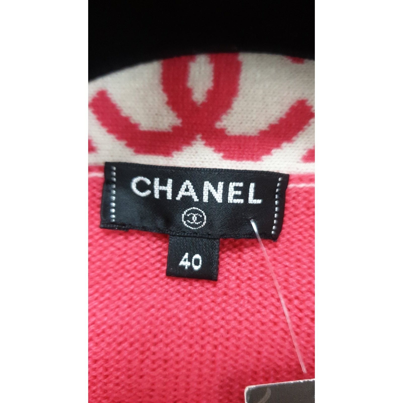 Chanel Chanel 2019 CC Logo Deauville Maxi Cashmere Cardigan Sz.40 Size M / US 6-8 / IT 42-44 - 2 Thumbnail