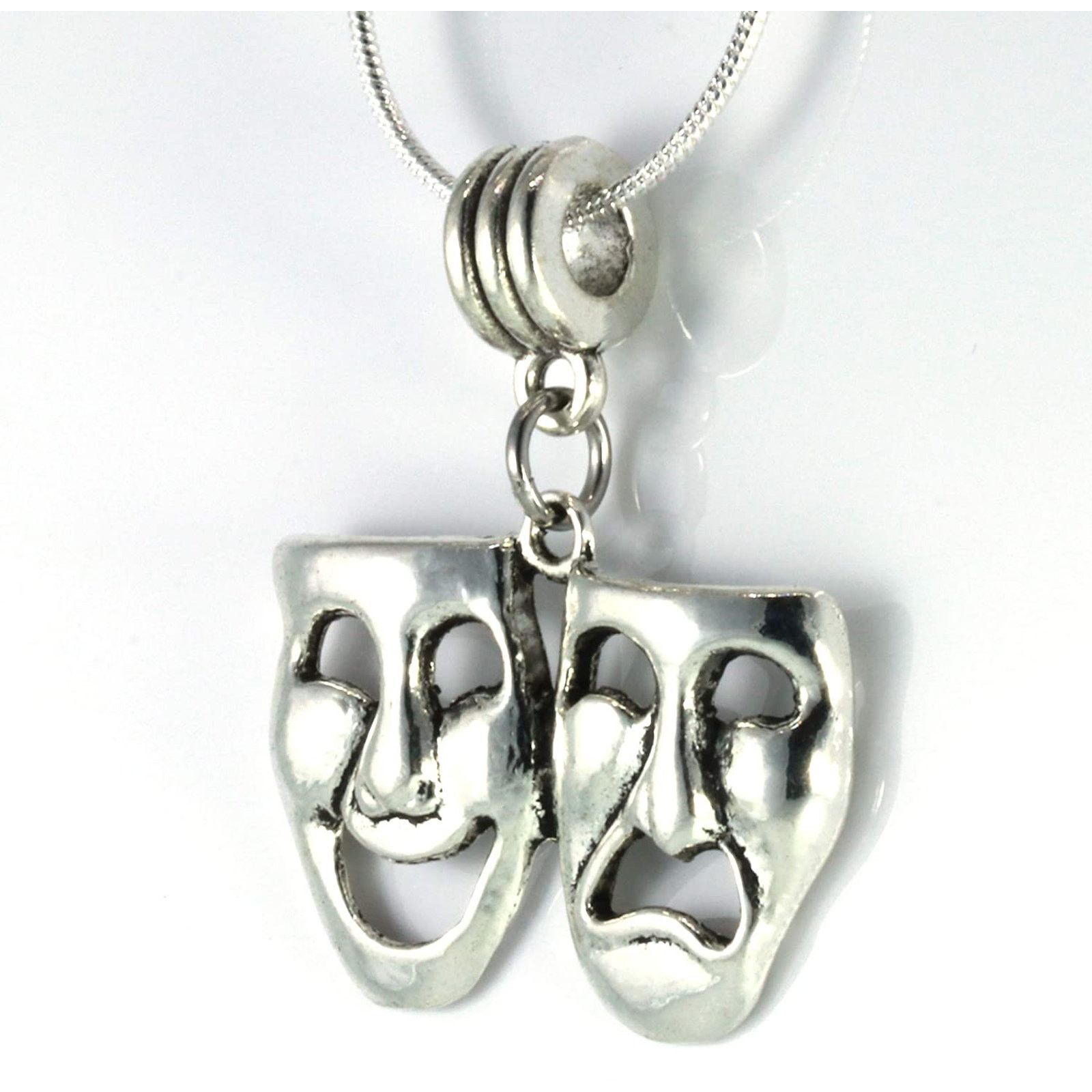 & Other Stories Thespian Necklace - Theater Jewelry Drama Masks Jewelry Size ONE SIZE - 3 Thumbnail