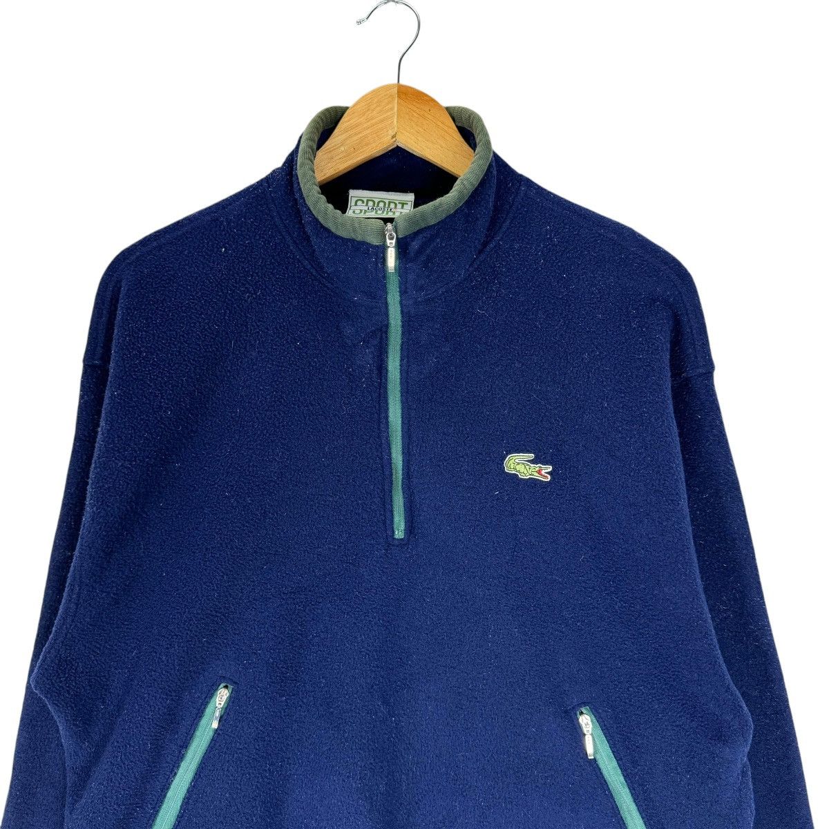 Lacoste × Polartec ☀️LACOSTE POLARTEC HALF ZIP FLEECE SWEATER Size US L / EU 52-54 / 3 - 3 Thumbnail