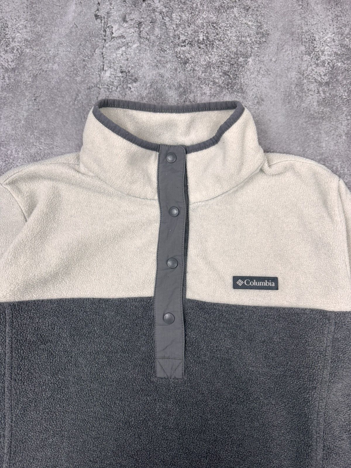Columbia Columbia Women Fleece Pullover Beige Grey Size L Size L / US 10 / IT 46 - 3 Thumbnail