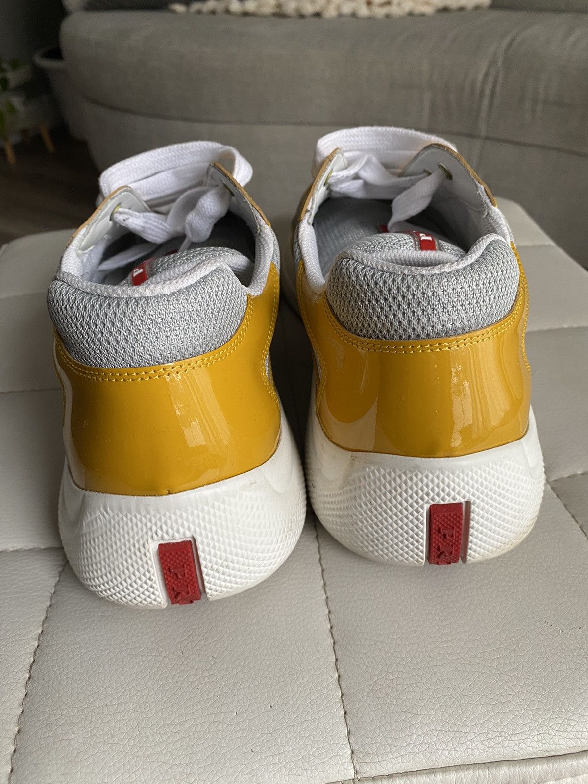 Prada Prada Cup Sneaker “Gold Argento” Size US 10 / EU 43 - 8 Thumbnail