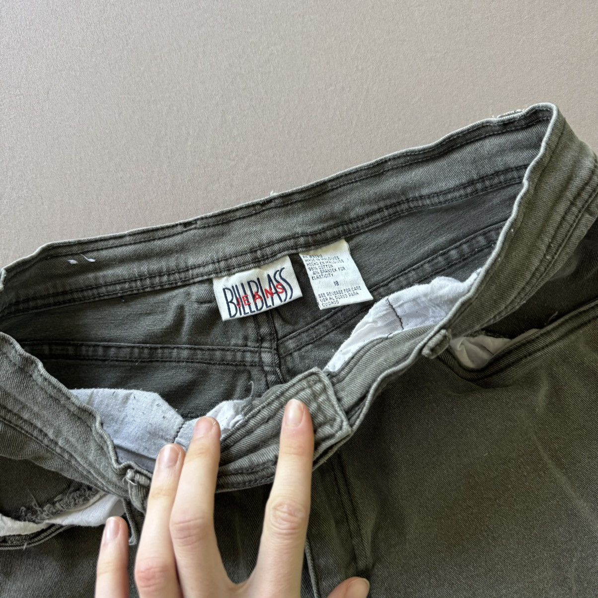 Bill Blass Vintage Bill Blass Green Classic Fit Jeans Size 40" / US 18 - 4 Thumbnail