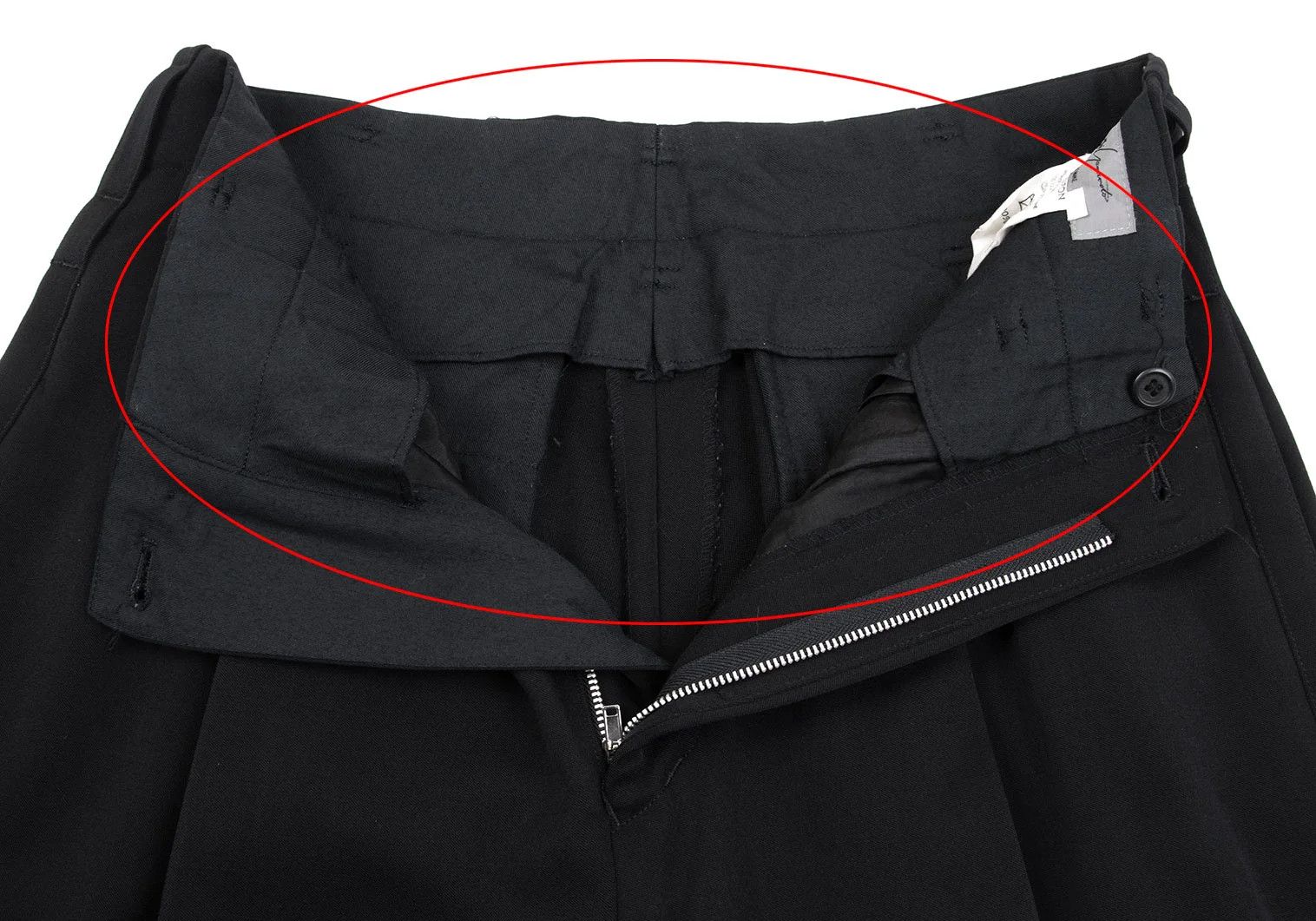 Yohji Yamamoto Yohji Yamamoto Wool Tuck Pants Black M Size US 36 / EU 52 - 7 Thumbnail