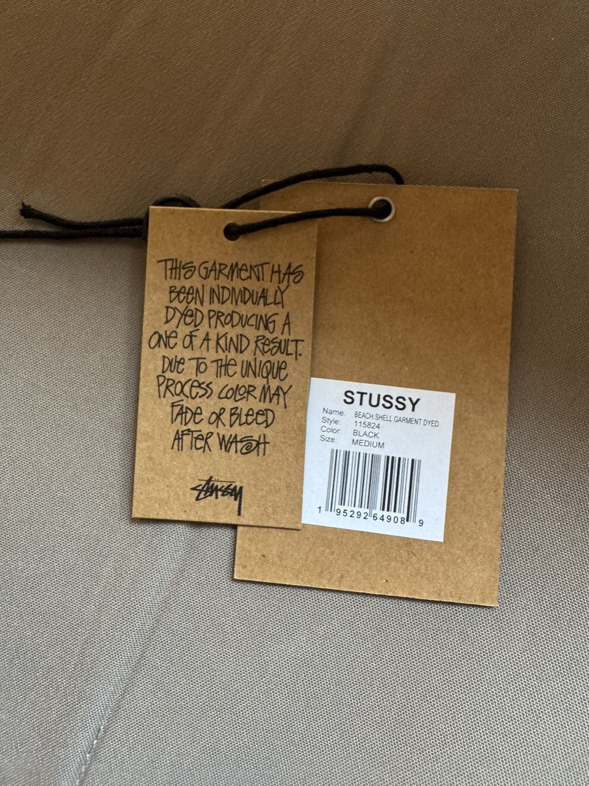 Stussy Beach Shell Jacket Garment Dyed Size US M / EU 48-50 / 2 - 9 Thumbnail