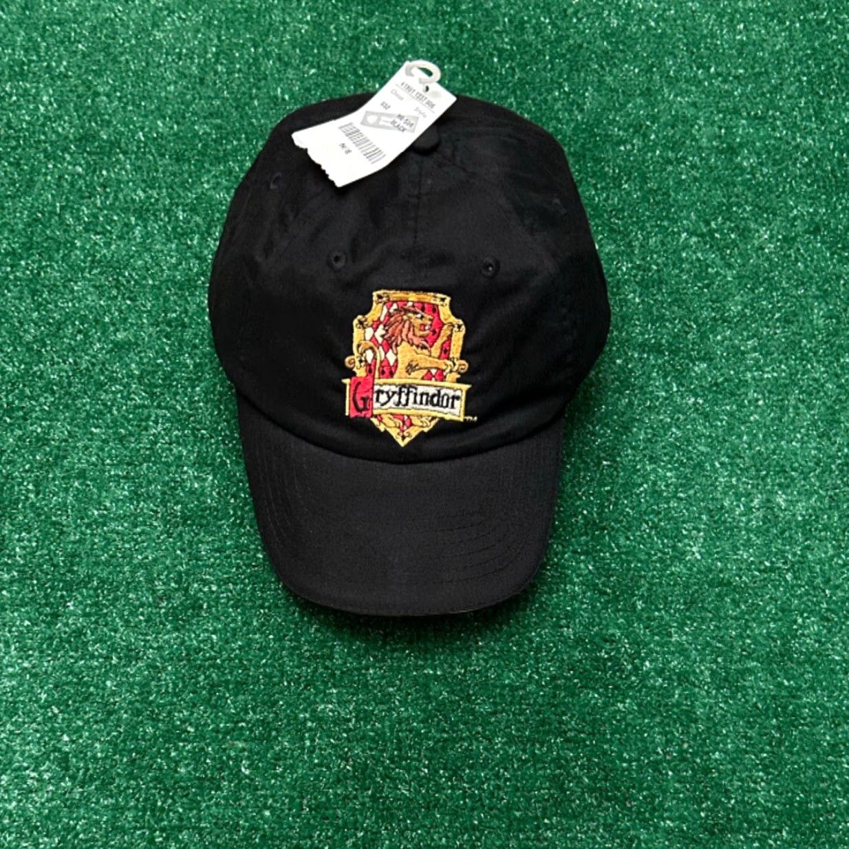 Vintage VINTAGE Harry Potter Gryffindor Hat Cap 2000 Warner Bros Adult One Size Black Baseball Cap NWT Adjustable Mens Size ONE SIZE - 6 Thumbnail