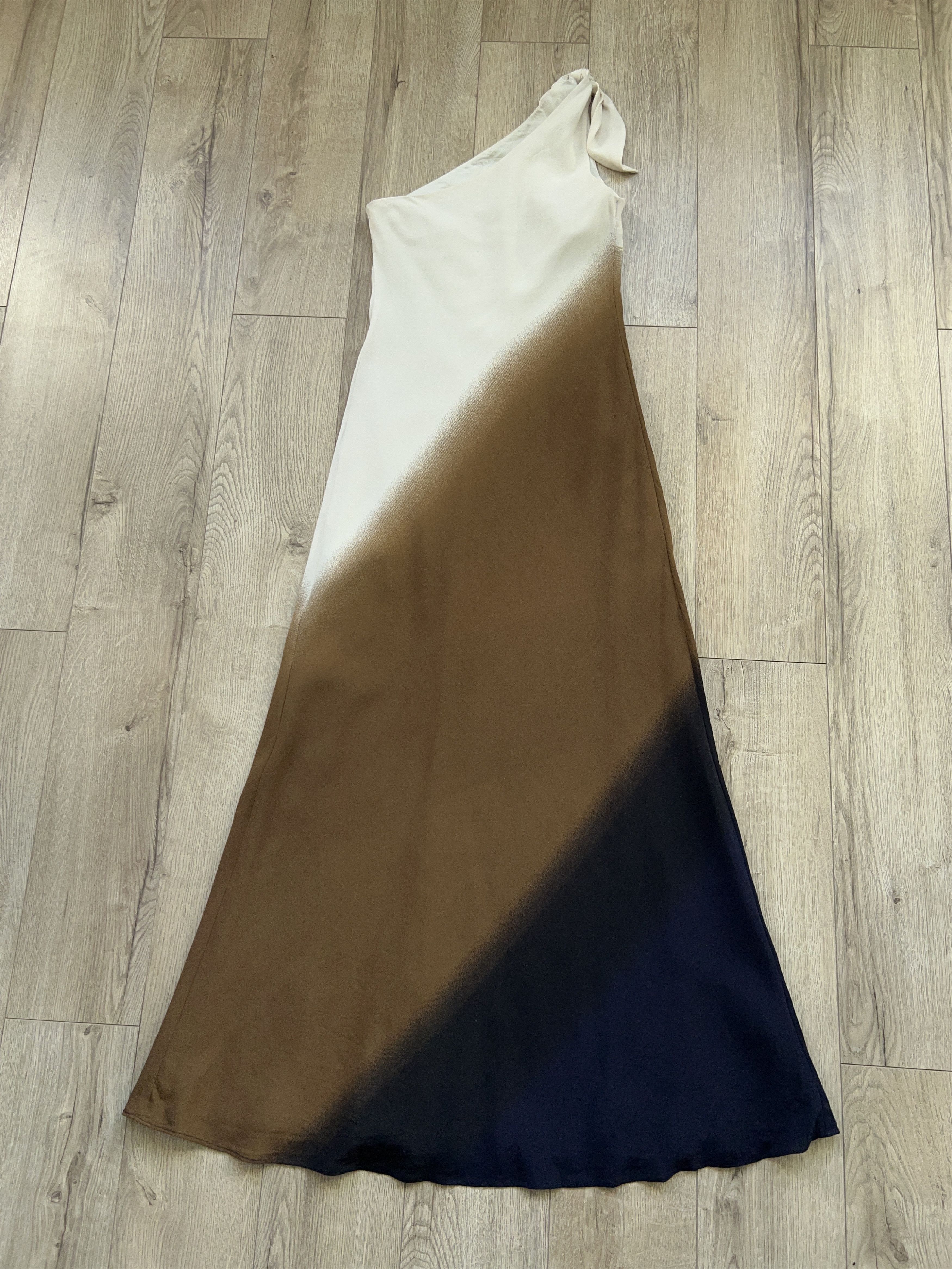 Designer Carla Zampatti One Shoulder Sleeveless Viscose Rayon Size 8 Size M / US 6-8 / IT 42-44 - 13 Thumbnail