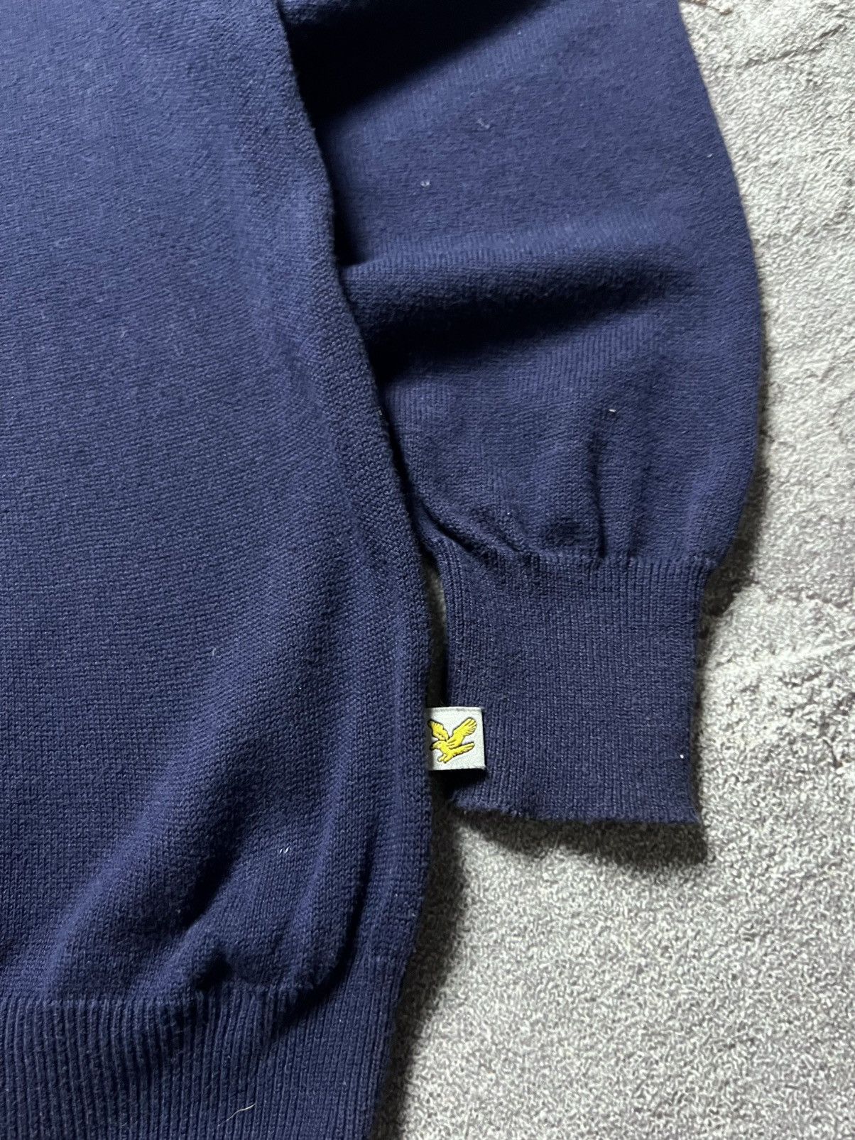 Lyle & Scott Vintage Lyle & Scott Sweater Long Sleeve Big Logo Lampas M Size US M / EU 48-50 / 2 - 6 Thumbnail