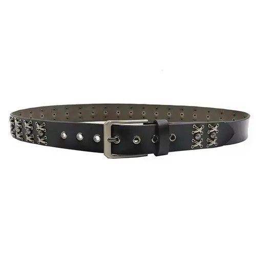 Japanese Brand Kotomi x moto The Barb Crook Rivet Cowskin Punk Gothic Belt Size ONE SIZE - 8 Thumbnail